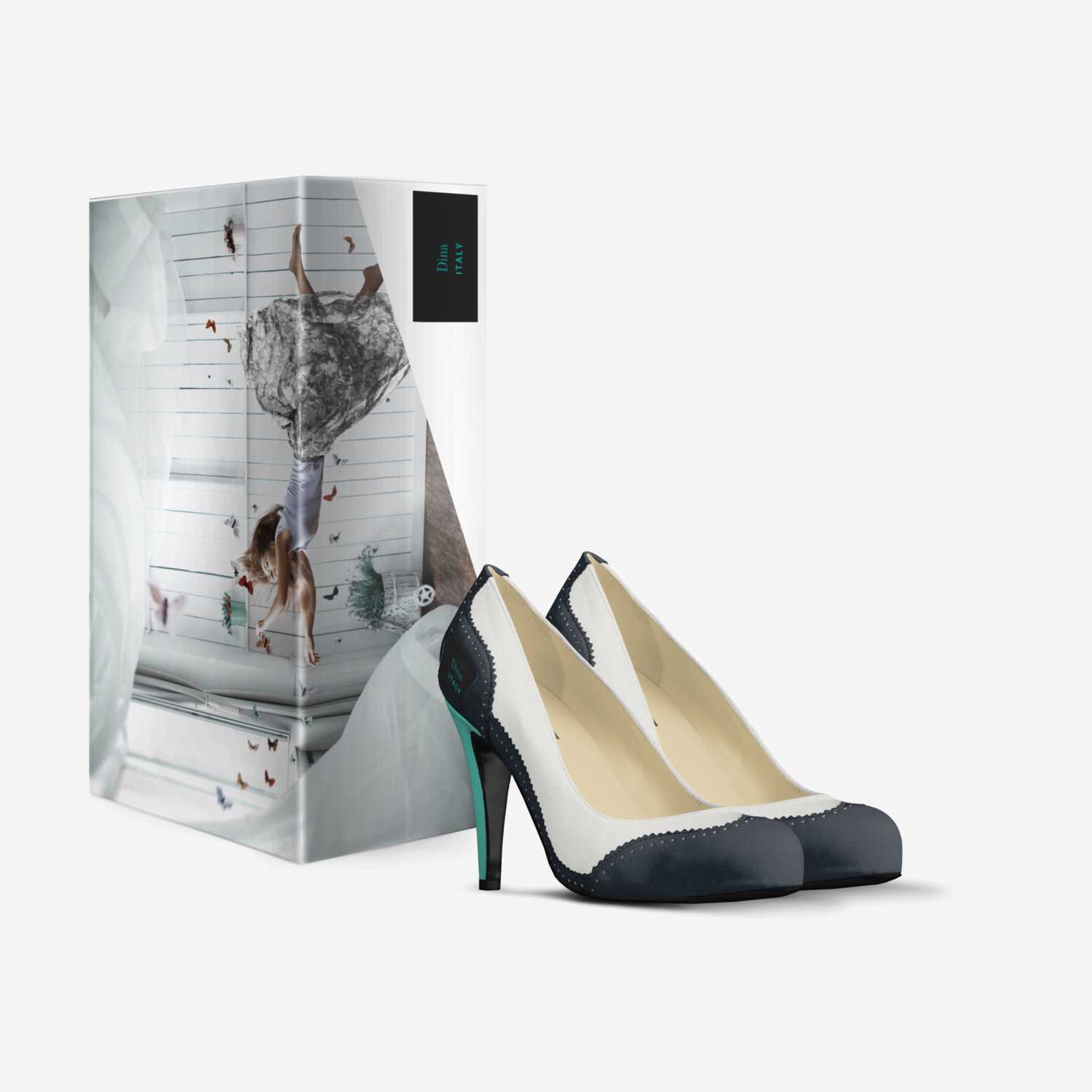 Dina custom made in Italy shoes by Dina Vukmanovic | Box view