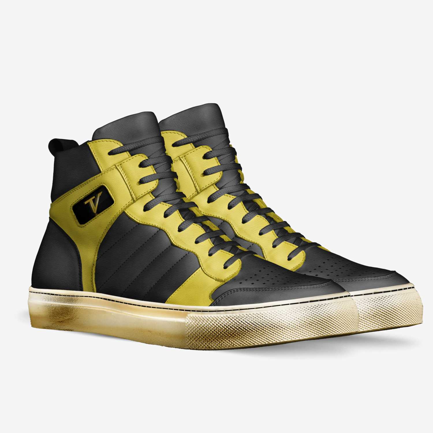 Te Veo 1st Edition custom made in Italy shoes by Lamont Sanders | Double view