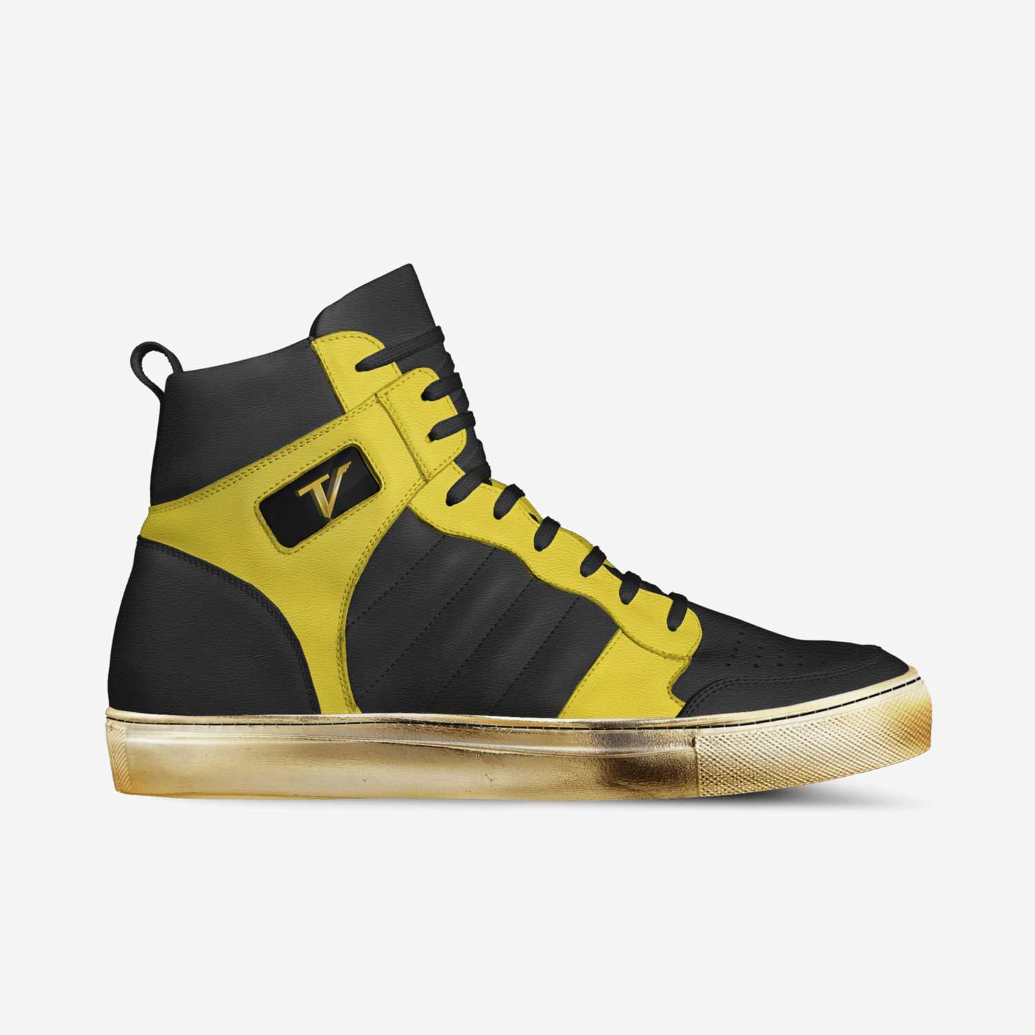 Te Veo 1st Edition custom made in Italy shoes by Lamont Sanders | Side view