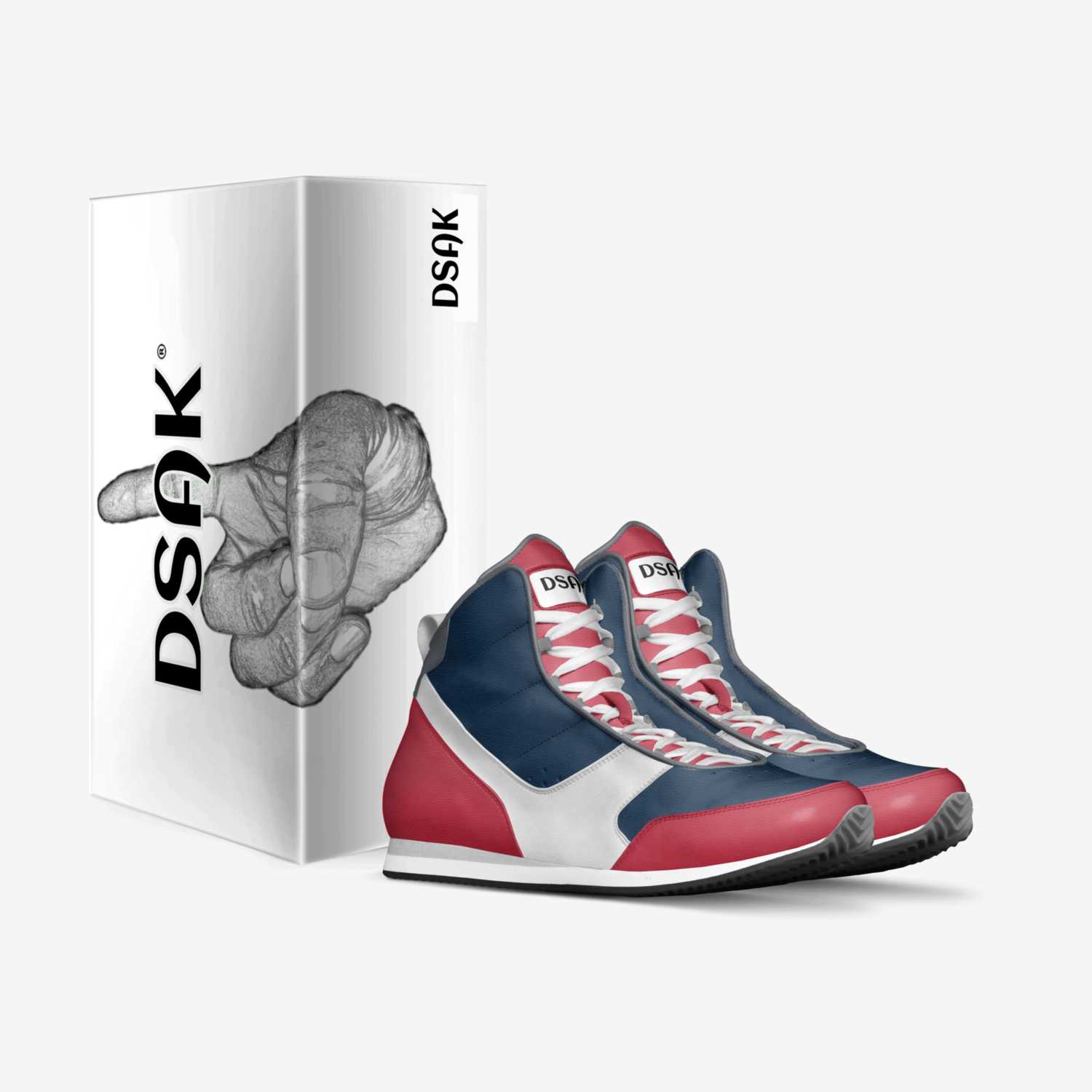 DSAK466 custom made in Italy shoes by Cedric E. Williams | Box view