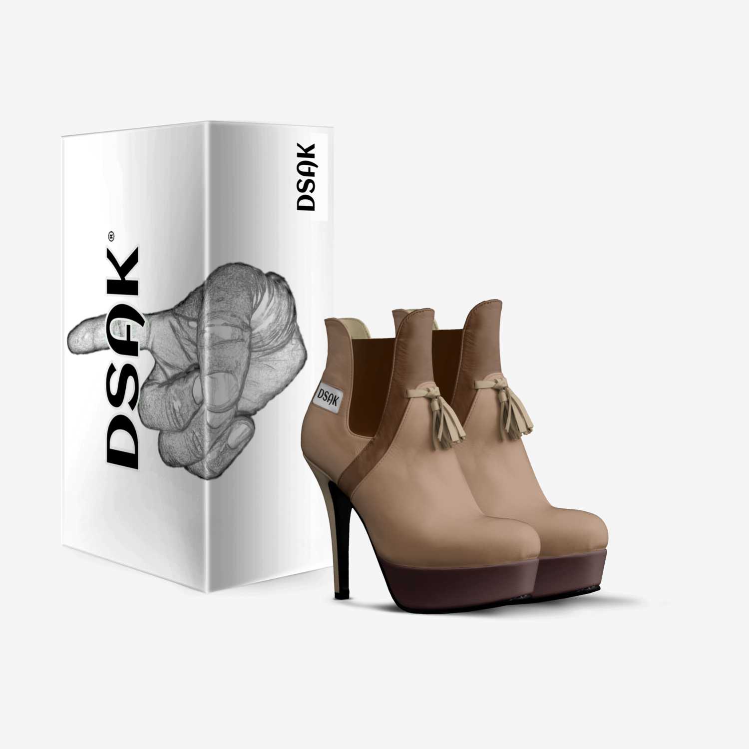 DSAKRAIN custom made in Italy shoes by Cedric E. Williams | Box view