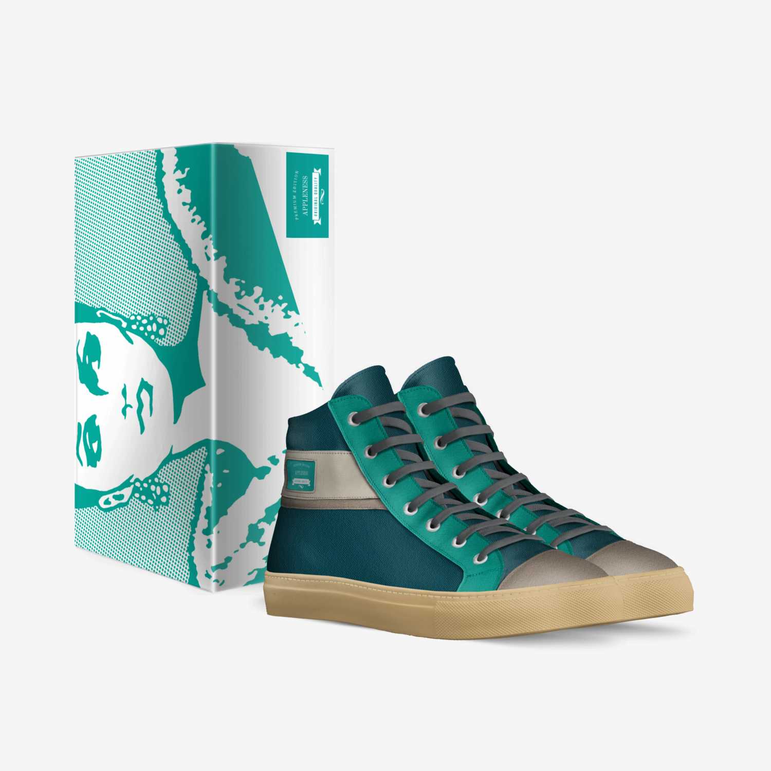 appleness custom made in Italy shoes by Janessa Jordan-rowell | Box view