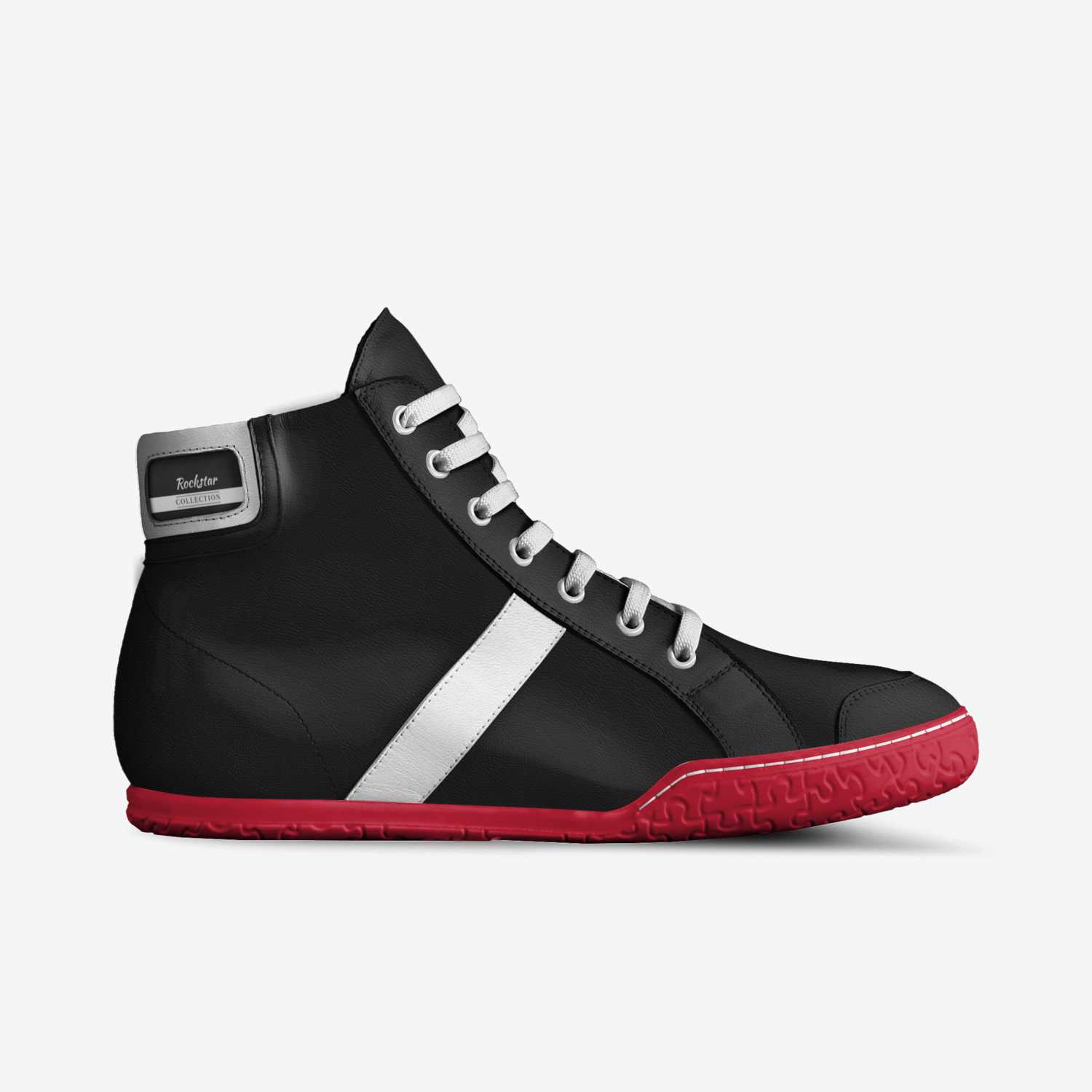Rockstar custom made in Italy shoes by Rocky Smith | Side view
