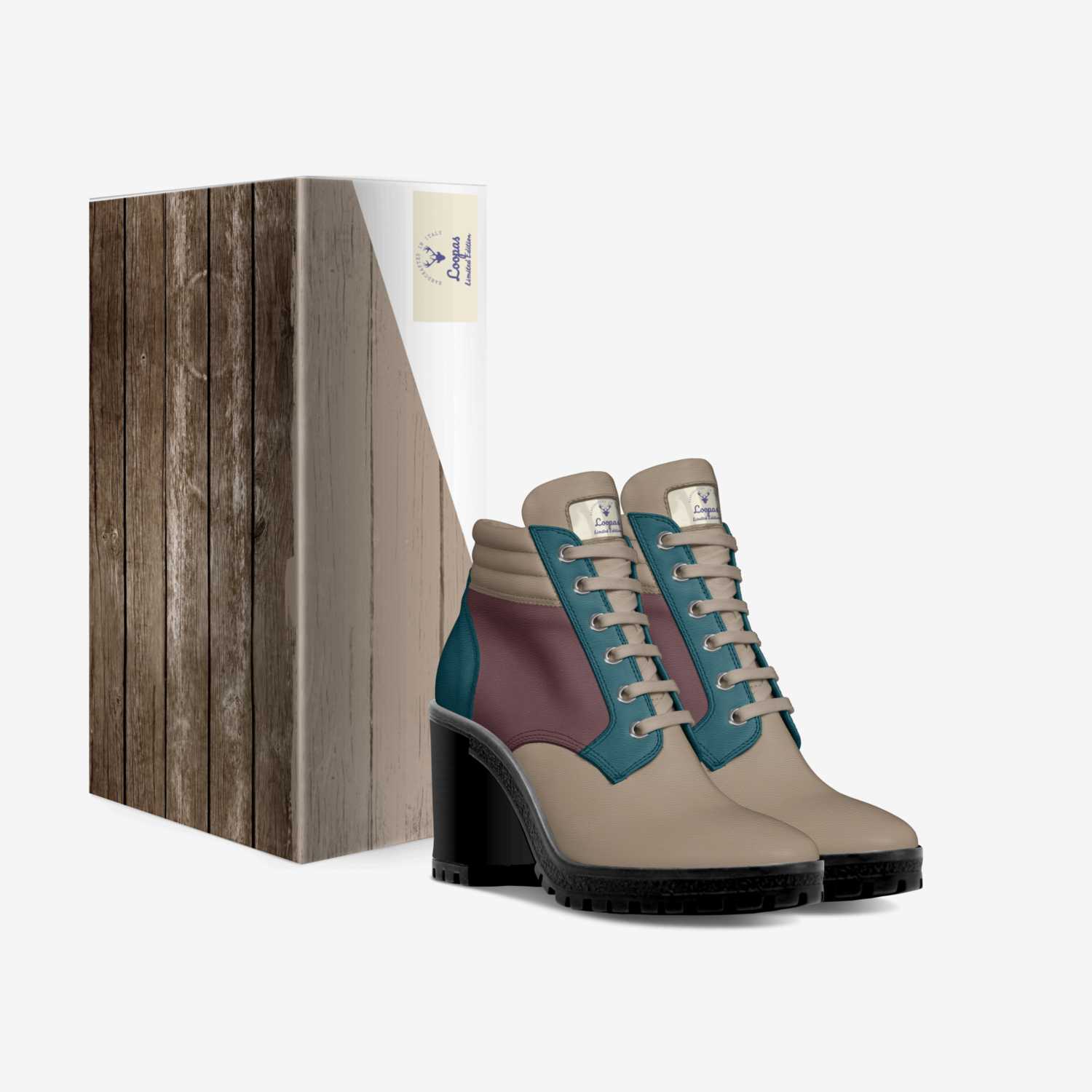 Loopas custom made in Italy shoes by Alyssa M | Box view