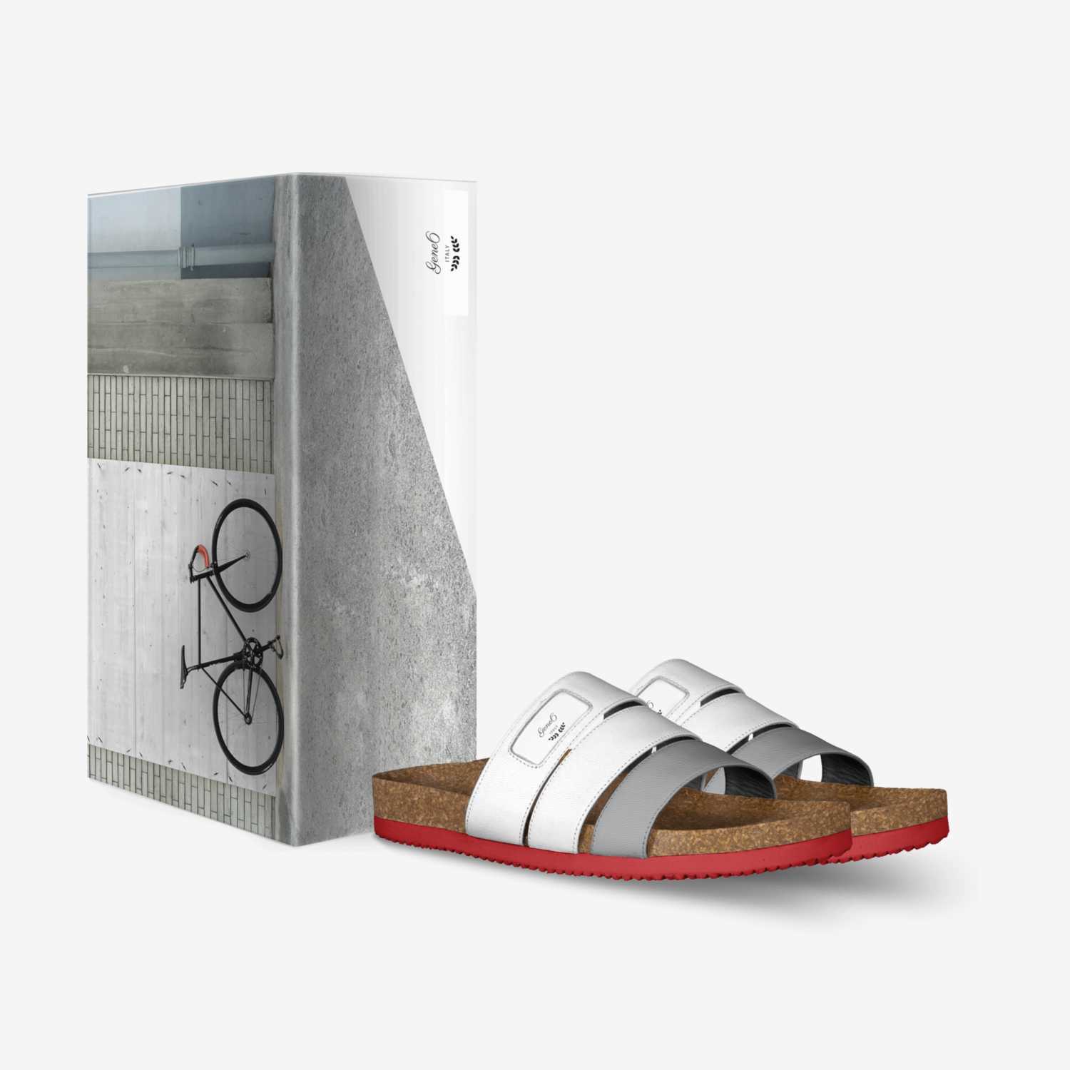 Gene6 custom made in Italy shoes by Michael Kees | Box view