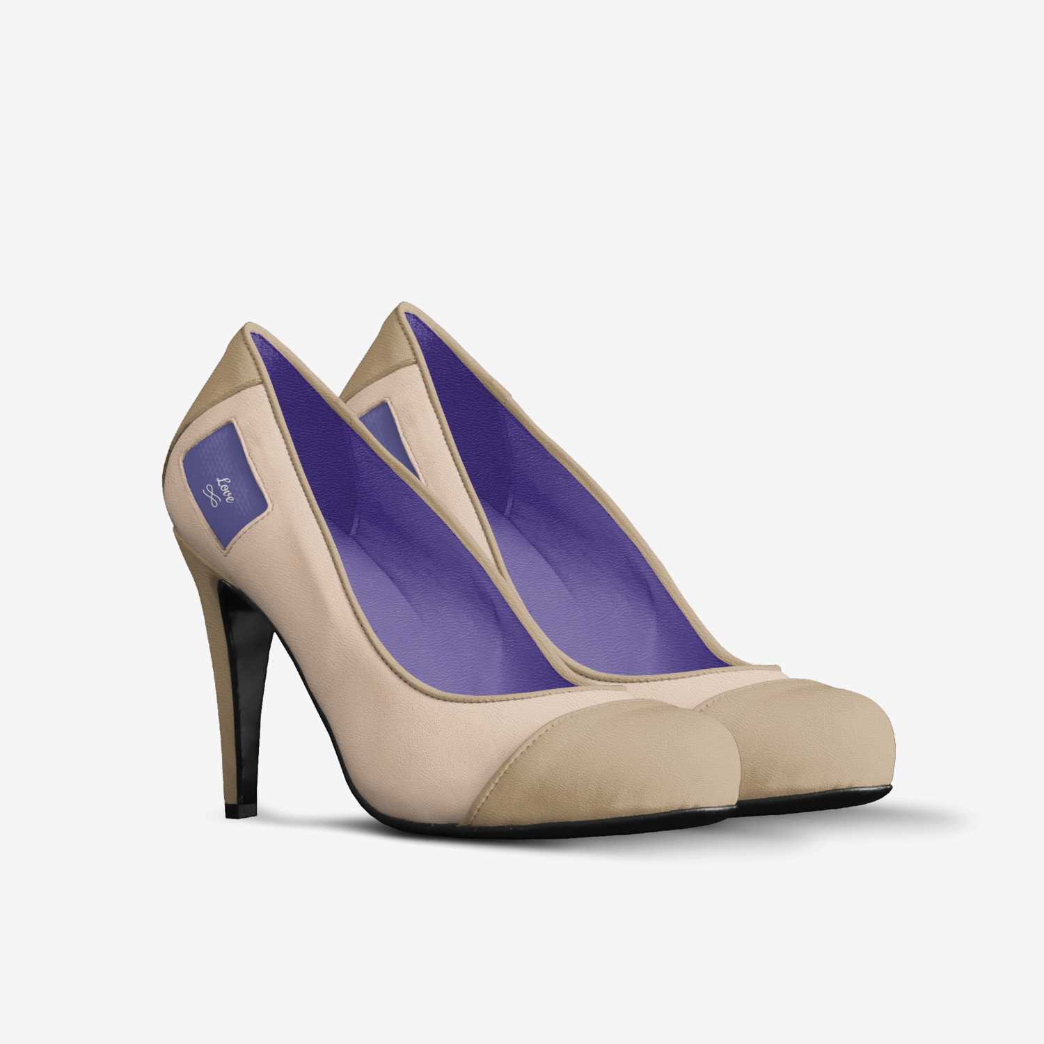 Love Heels custom made in Italy shoes by Kris Rockwell | Double view