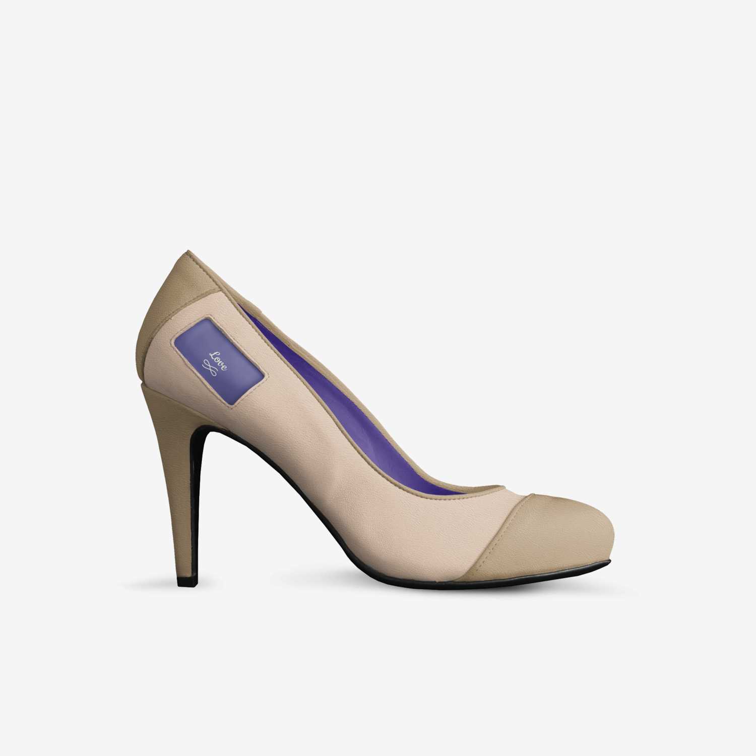 Love Heels custom made in Italy shoes by Kris Rockwell | Side view