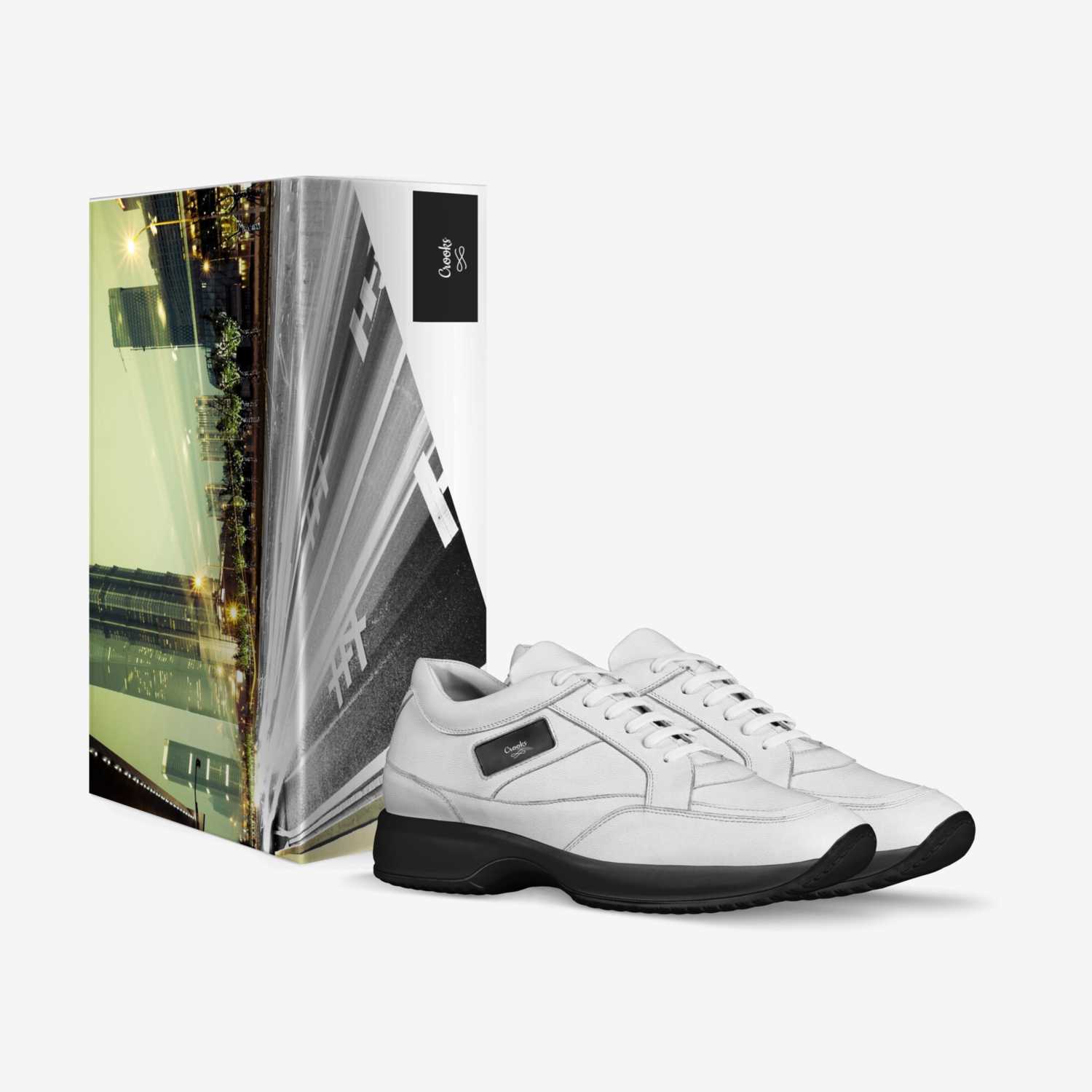 Crooks custom made in Italy shoes by Mervin | Box view