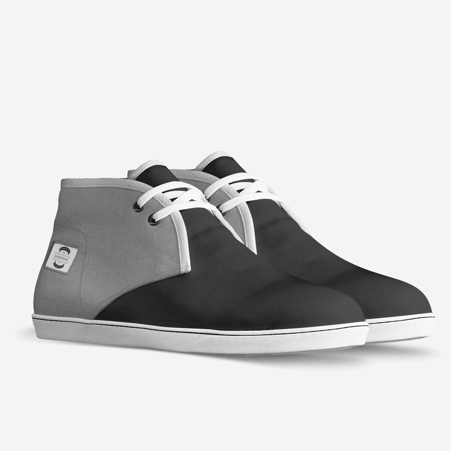 Banner Brands custom made in Italy shoes by Georedt Huggins | Double view