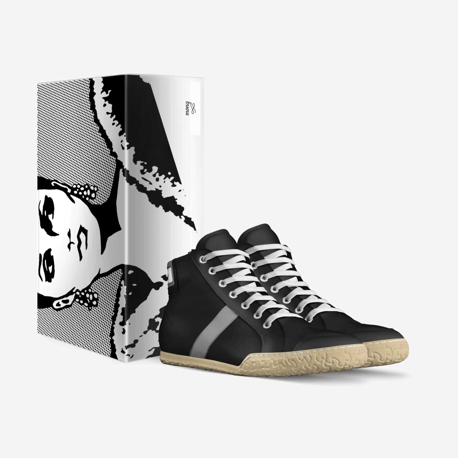 mong custom made in Italy shoes by Eman Noor | Box view
