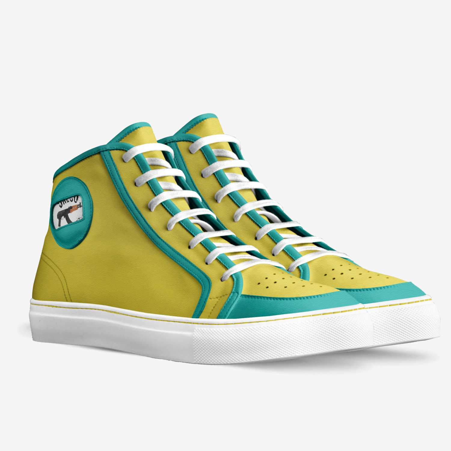 Dreco 1s custom made in Italy shoes by Magracus Williams | Double view