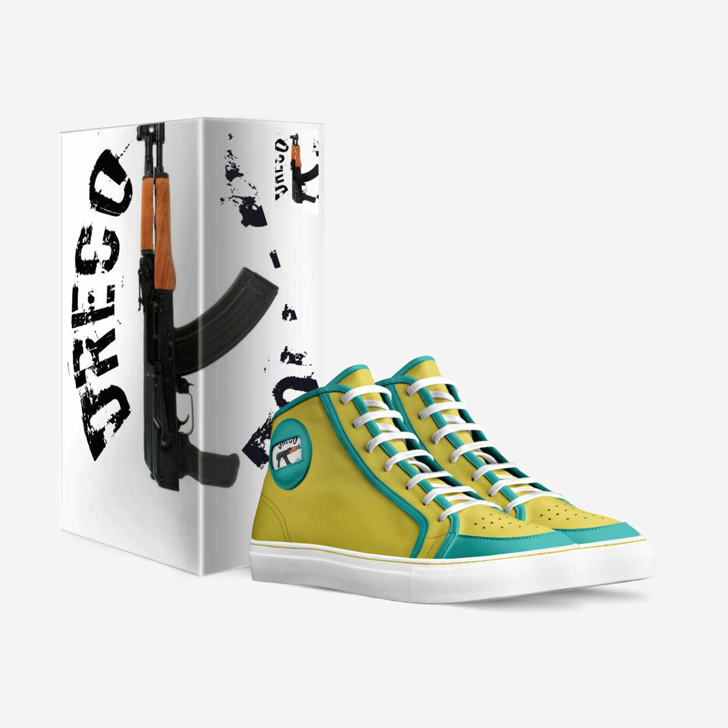 Dreco 1s custom made in Italy shoes by Magracus Williams | Box view