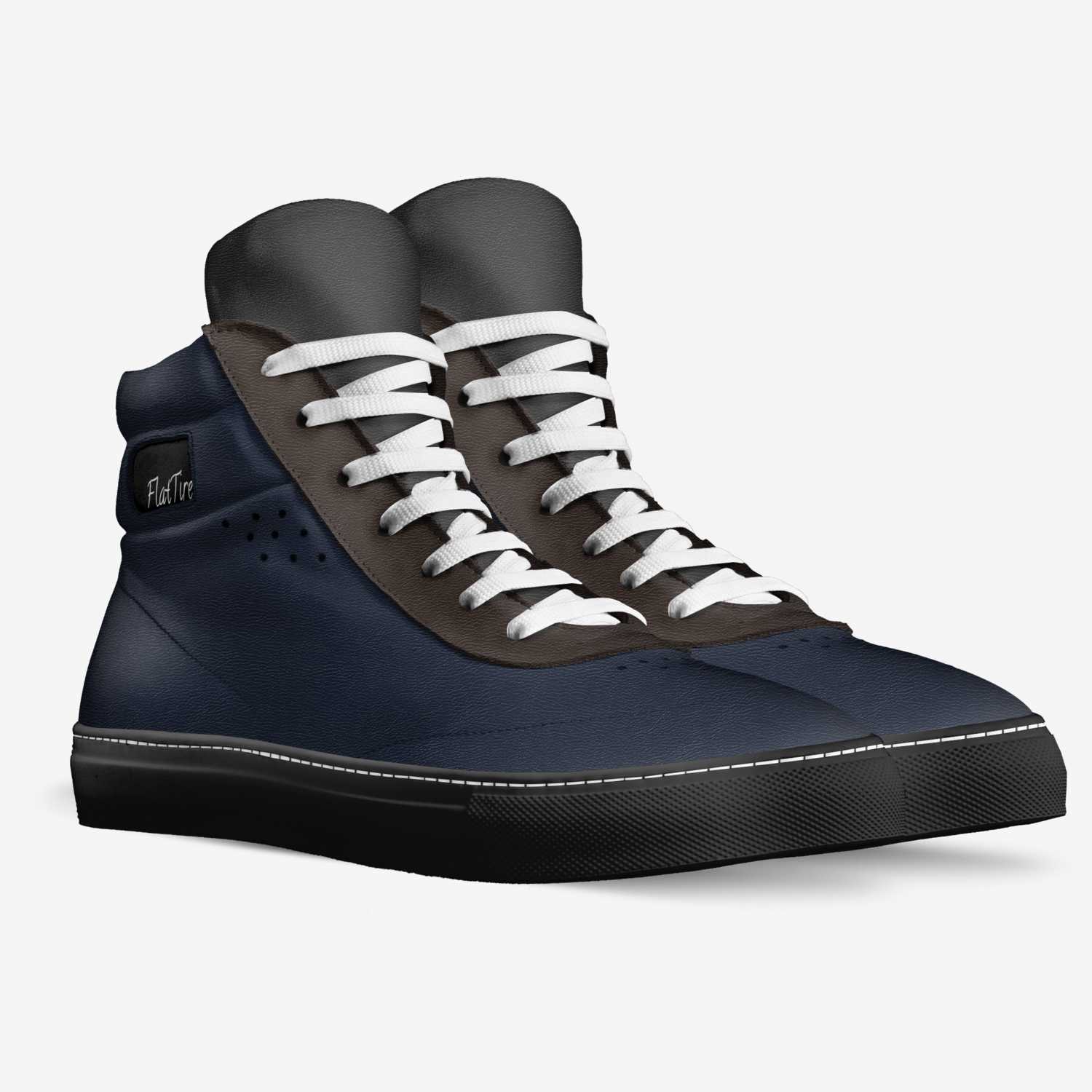 FlatTire custom made in Italy shoes by Erin Bailey | Double view
