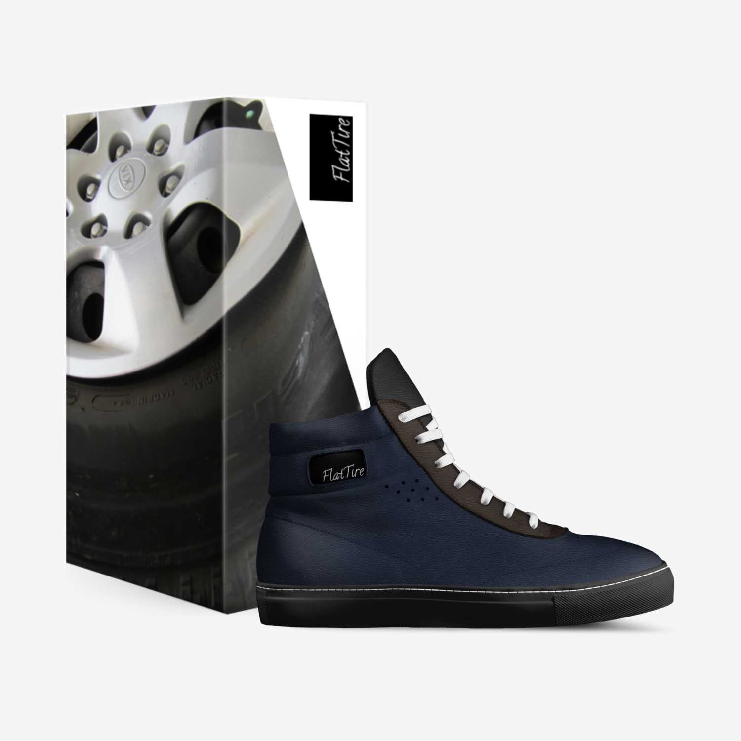 FlatTire custom made in Italy shoes by Erin Bailey | Box view