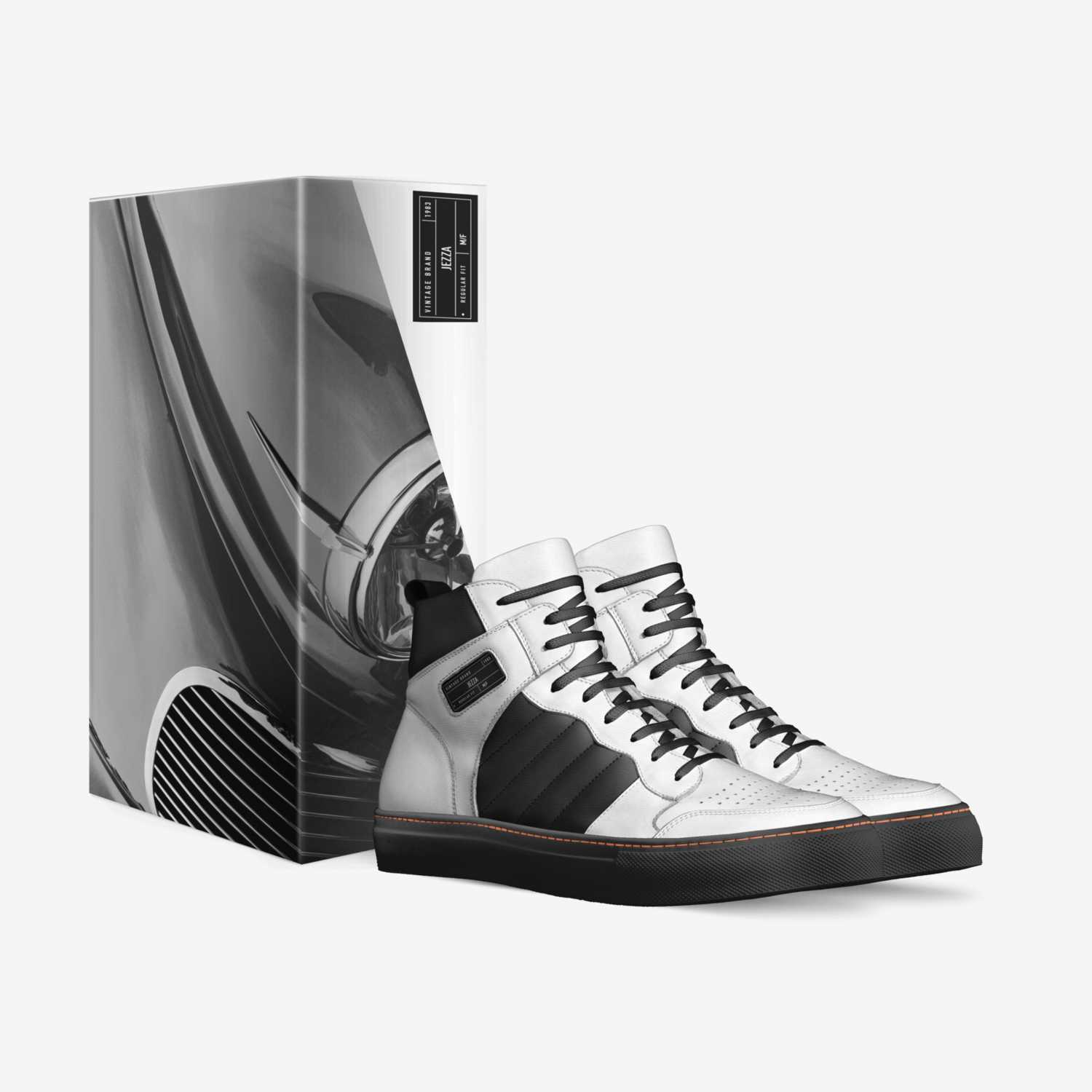 Jezza custom made in Italy shoes by Rebekah Davis | Box view