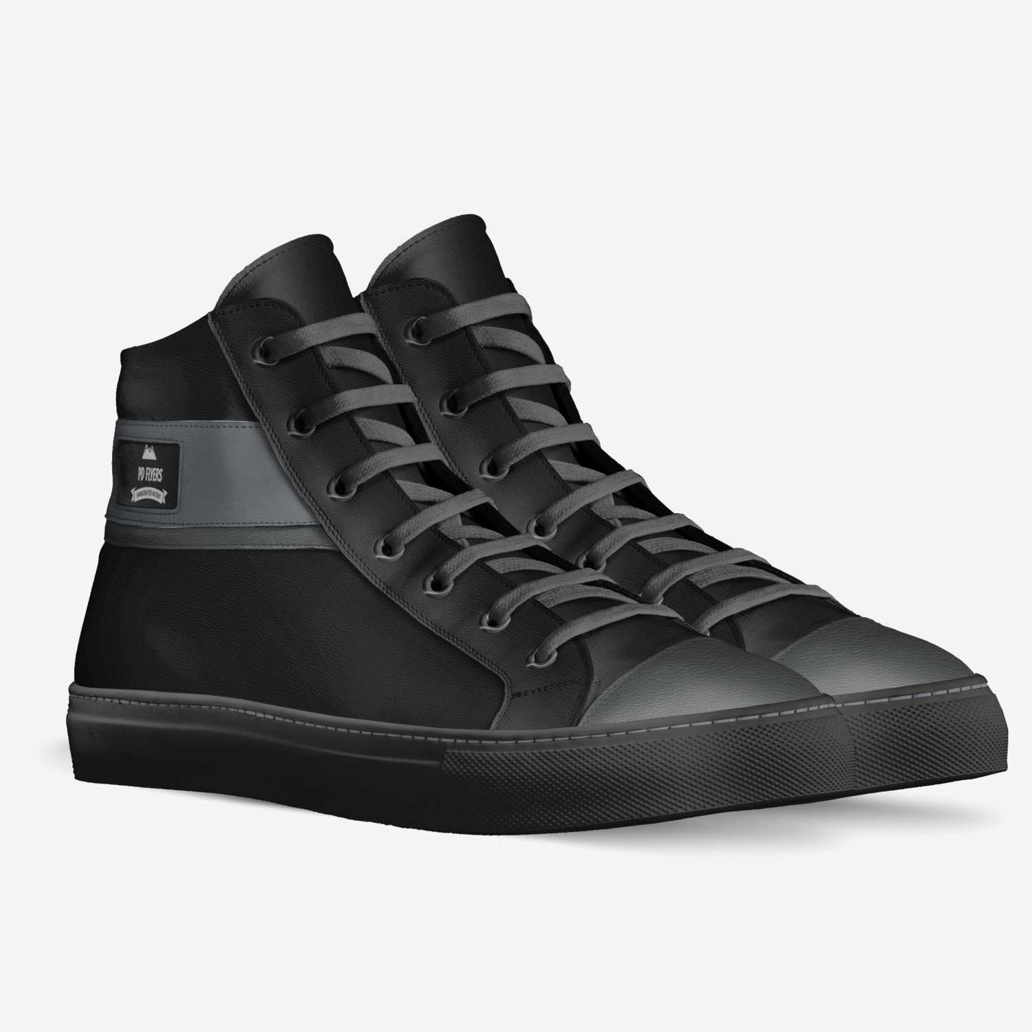 pd flyers custom made in Italy shoes by Brody Jones | Double view