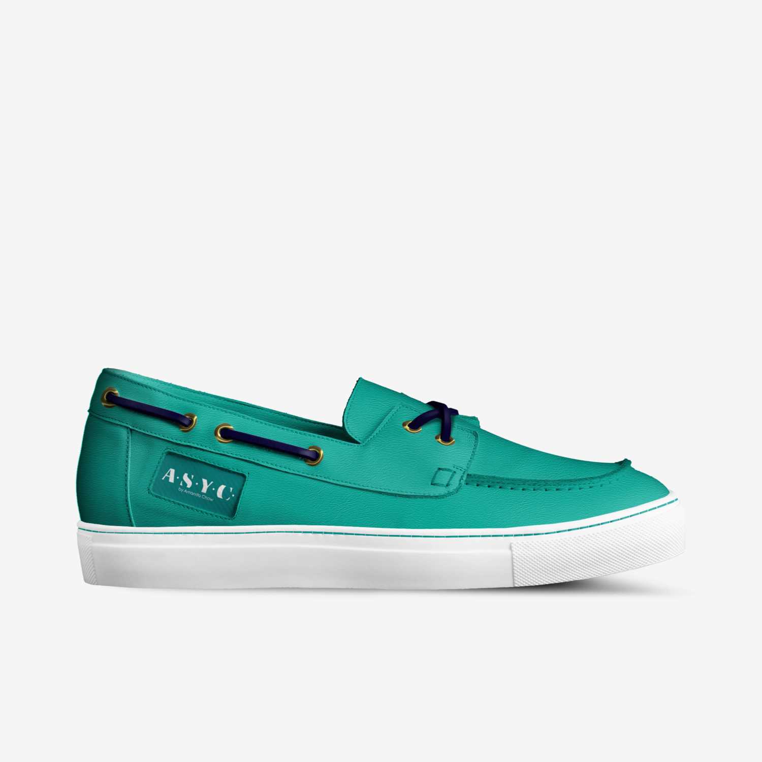 A.S.Y.C. custom made in Italy shoes by Amanda Chow | Side view