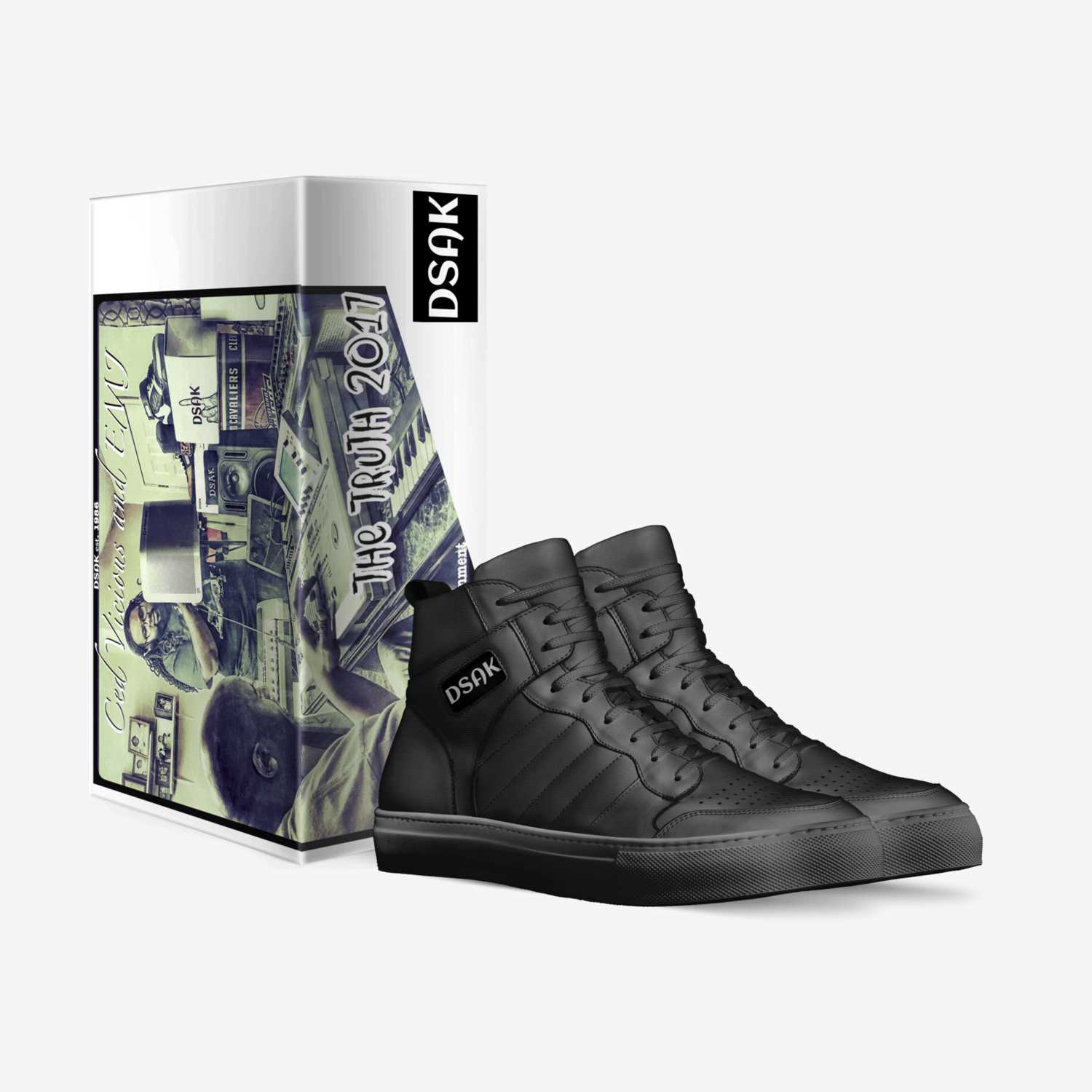 DSAK custom made in Italy shoes by Cedric E. Williams | Box view