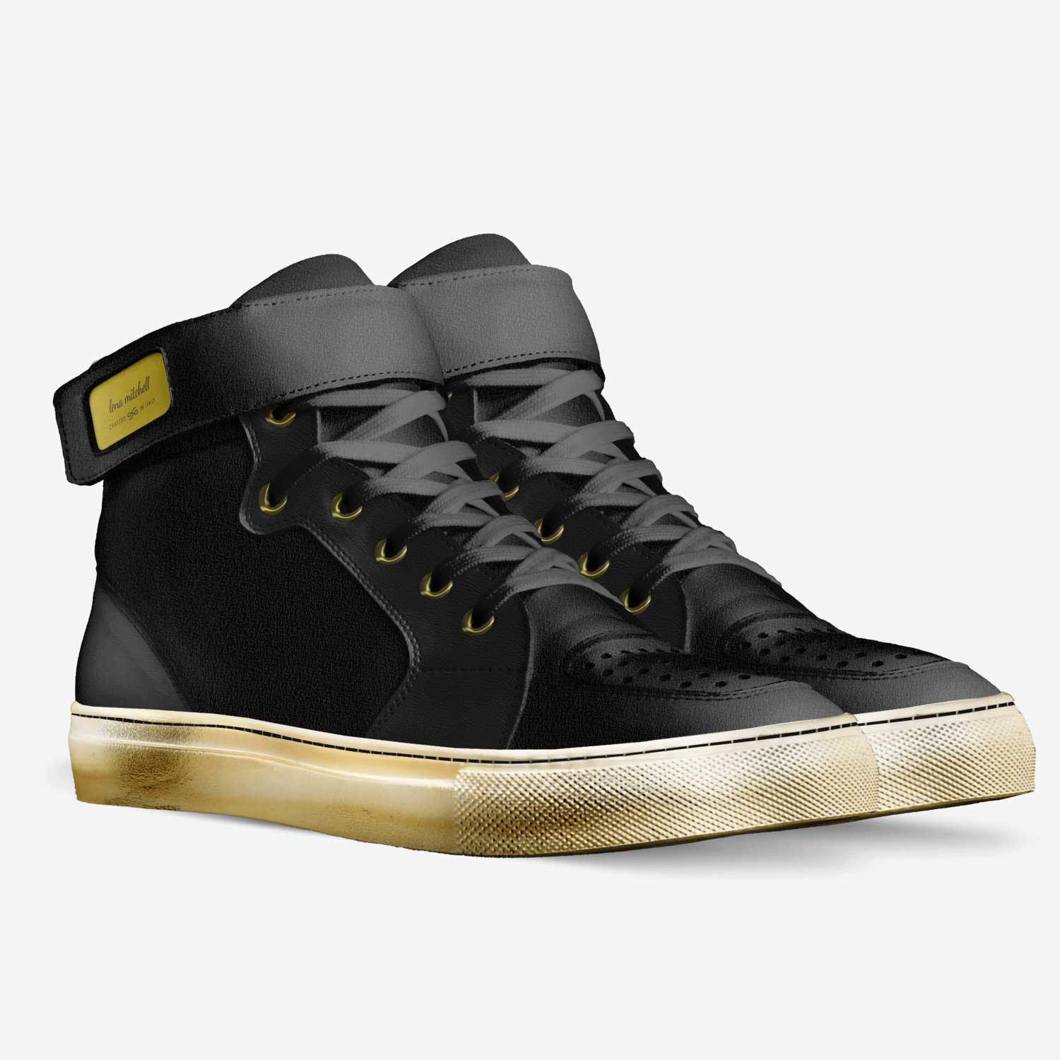 lena mitchell custom made in Italy shoes by Lee Hill | Double view