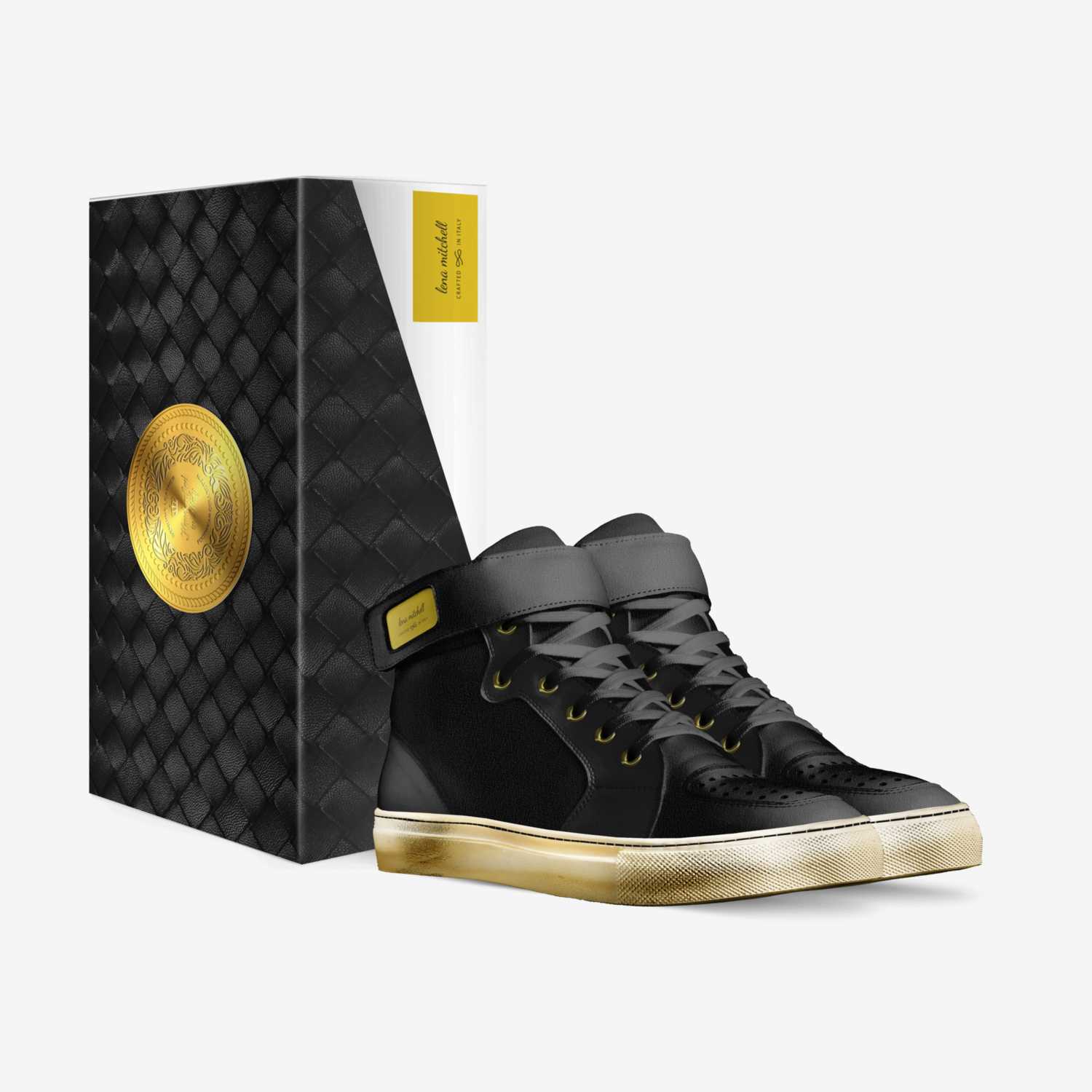 lena mitchell custom made in Italy shoes by Lee Hill | Box view