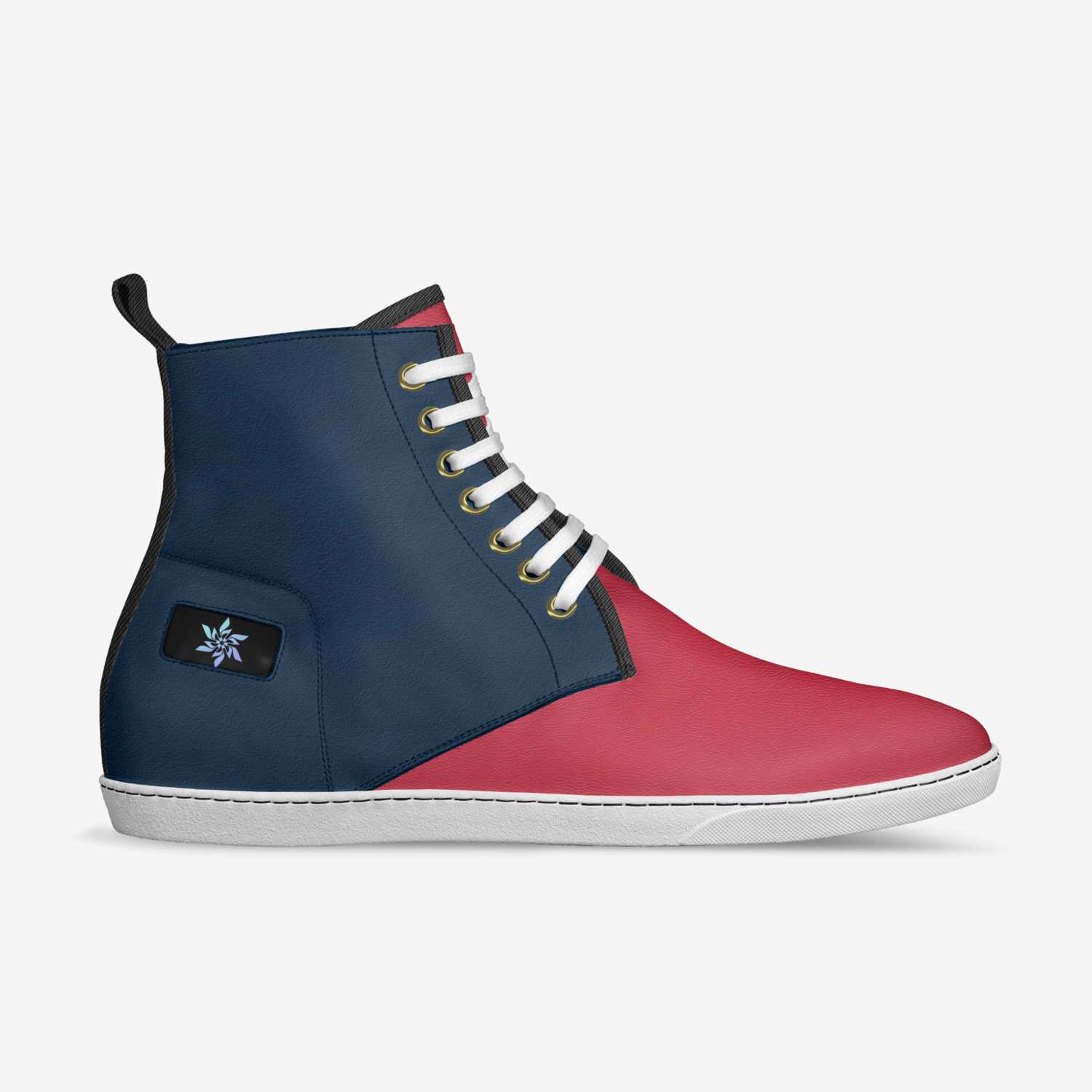 dimensions custom made in Italy shoes by Jaden Hope Miner | Side view