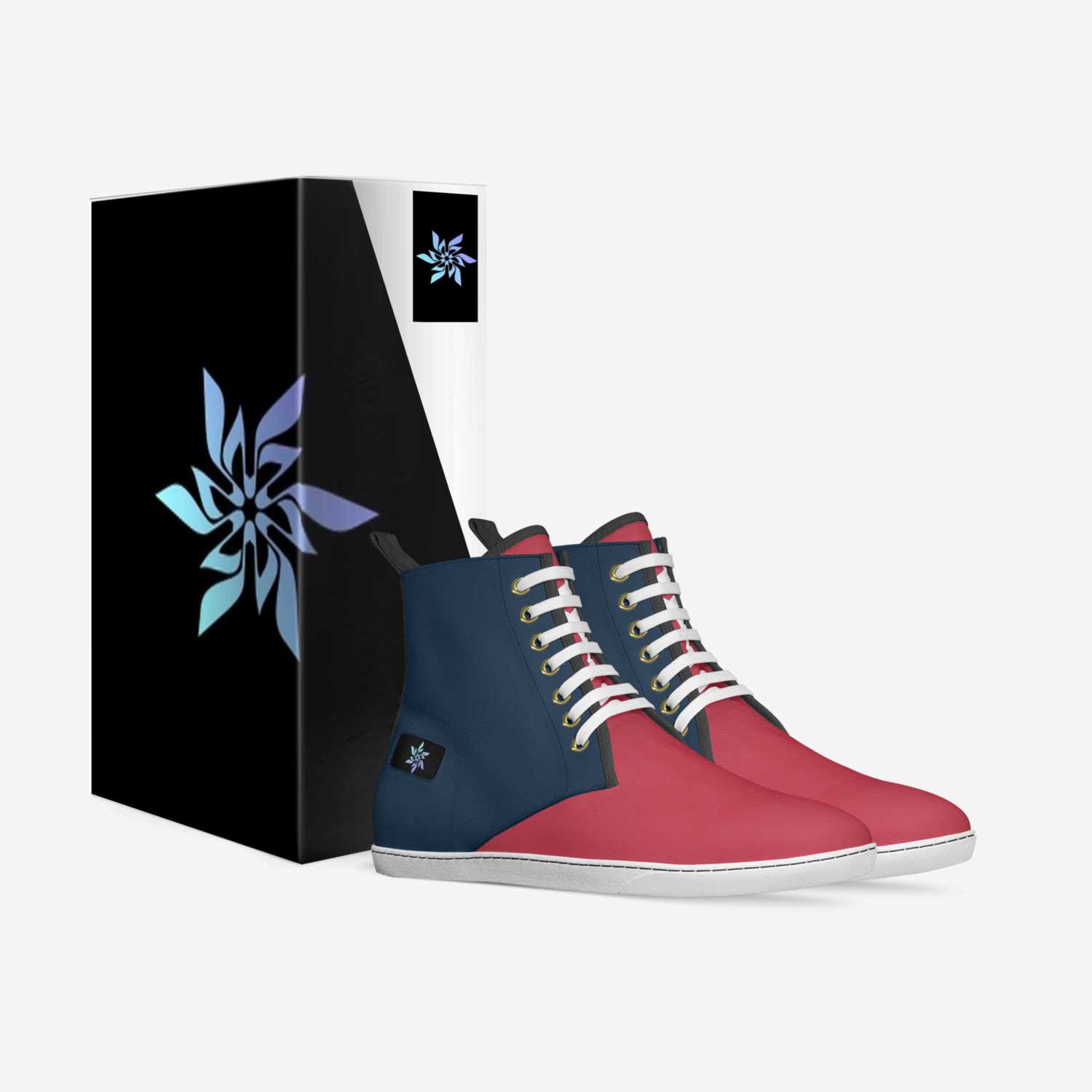 dimensions custom made in Italy shoes by Jaden Hope Miner | Box view
