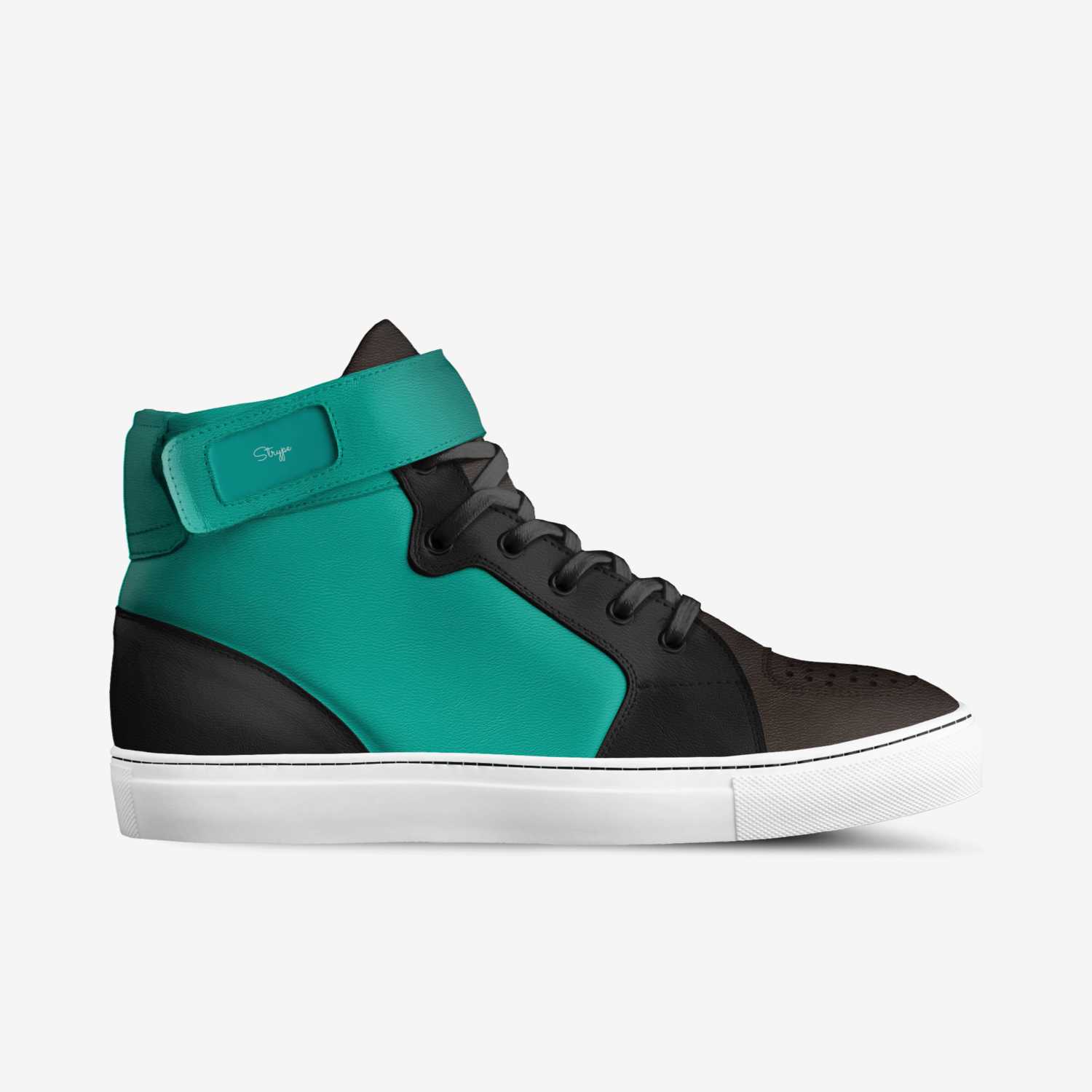 Strype custom made in Italy shoes by Jasmin Portillo | Side view