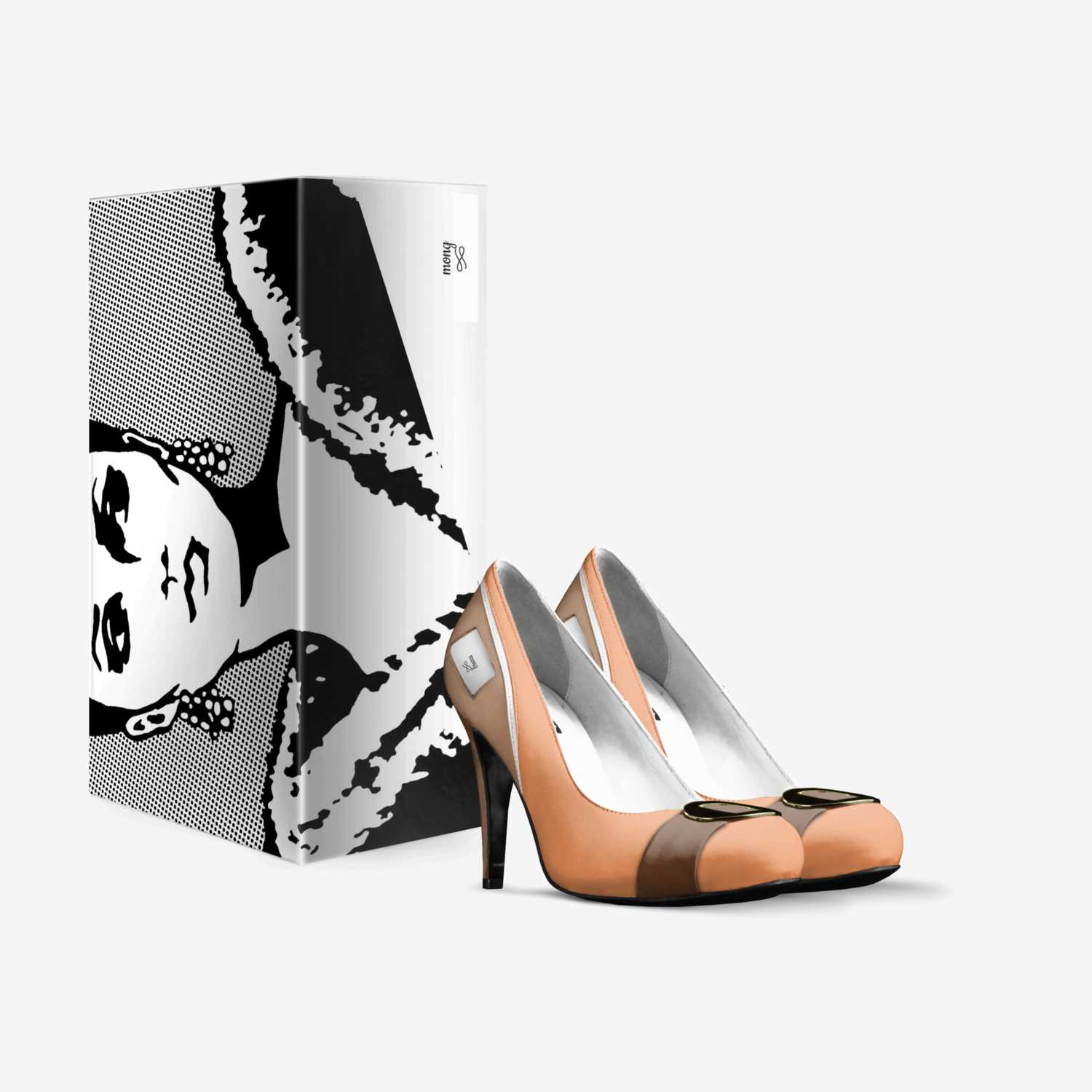 mong custom made in Italy shoes by Eman Noor | Box view