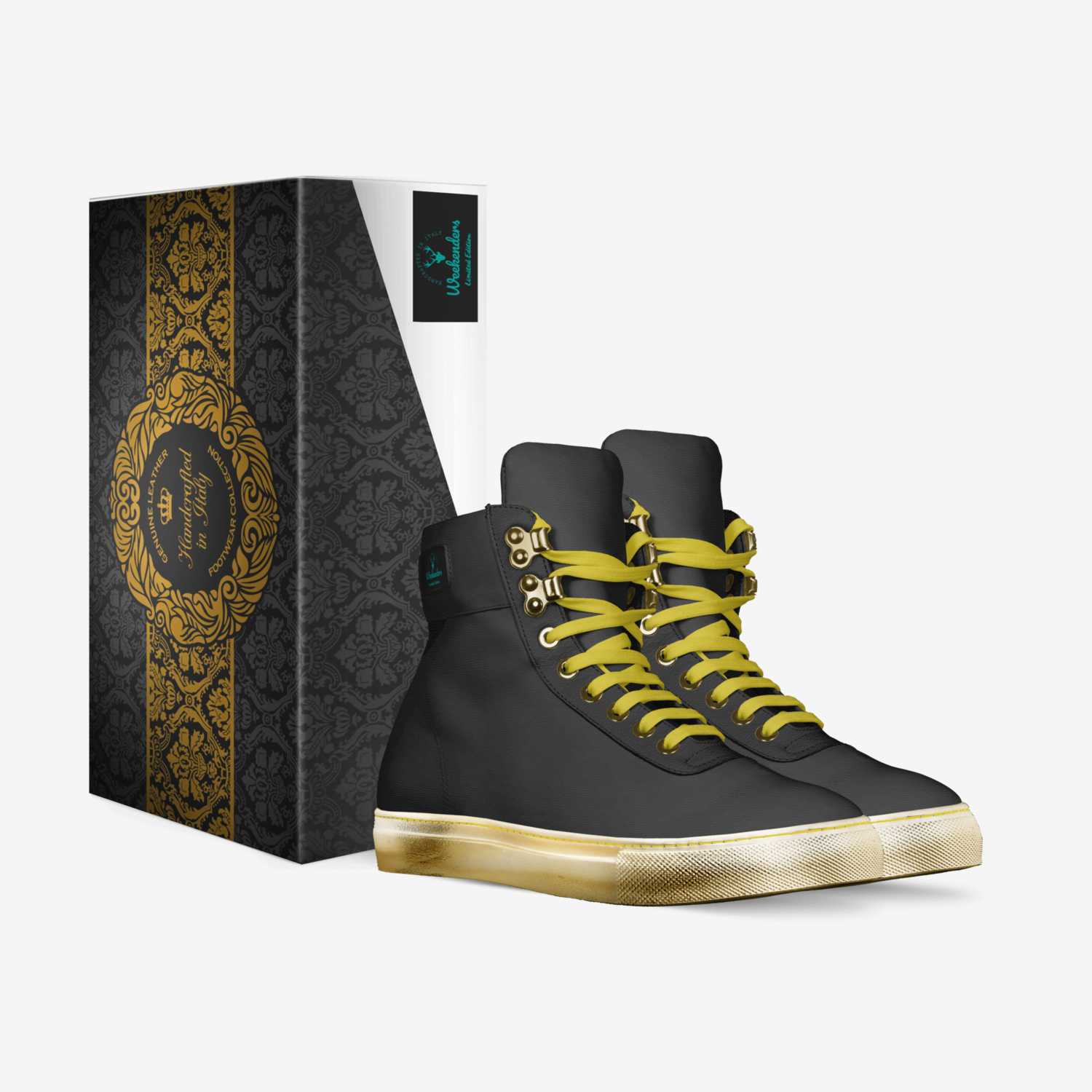 Weekenders custom made in Italy shoes by Kyle | Box view