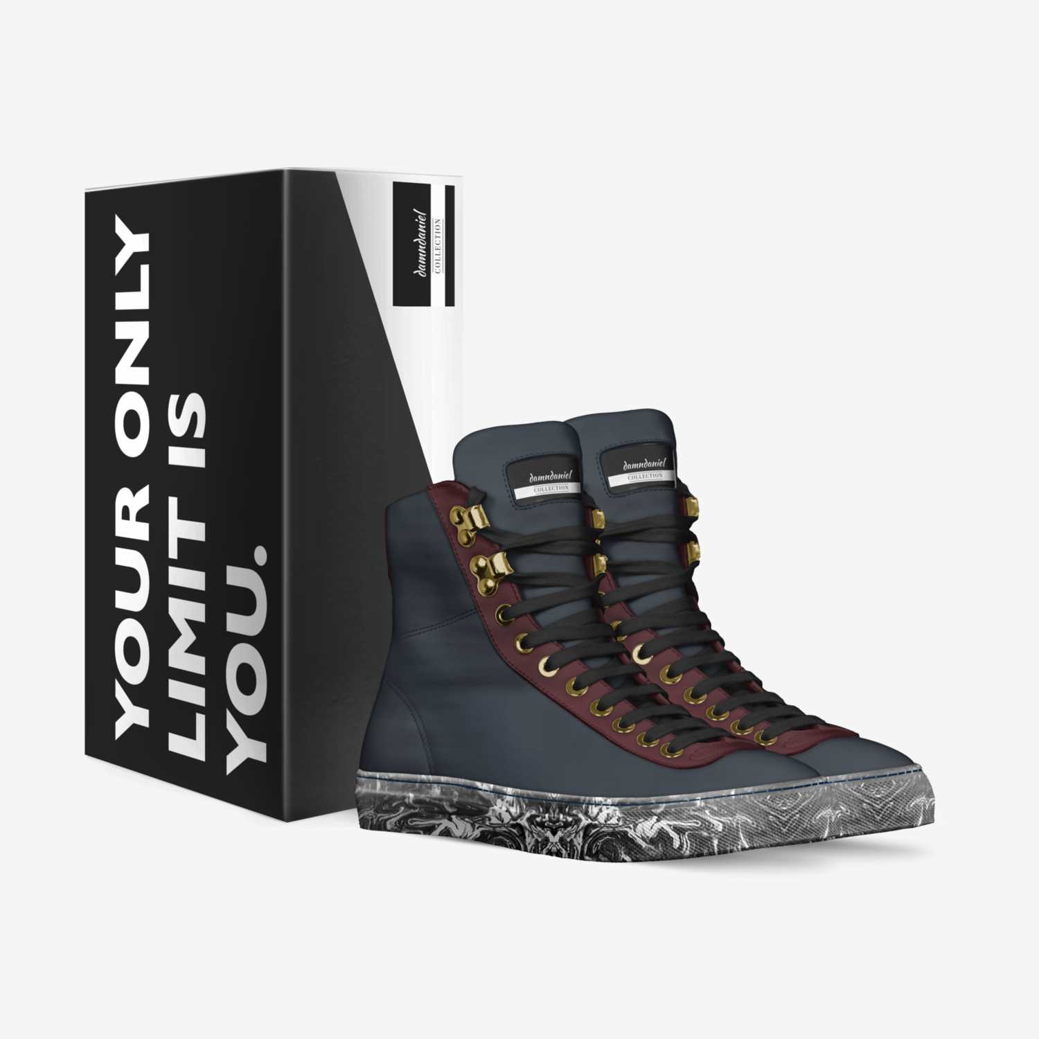 damndaniel custom made in Italy shoes by Jaden Hope Miner | Box view