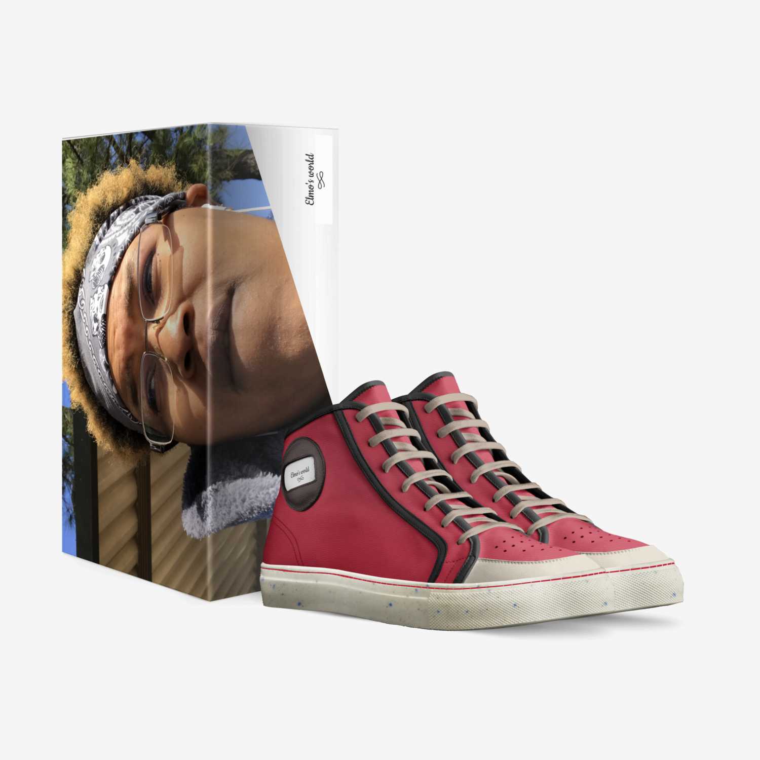 Elmo's world custom made in Italy shoes by Grindhard Kourvoisier | Box view