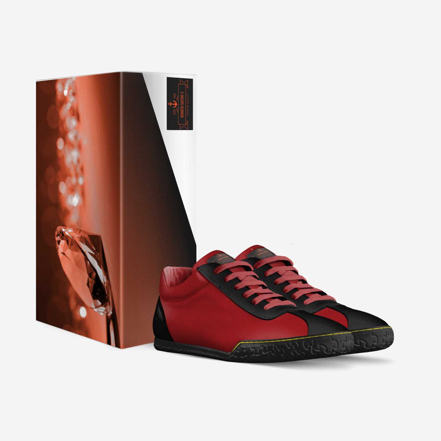 Kenneth Saxton's custom made in Italy shoes by Anthony Smith | Box view
