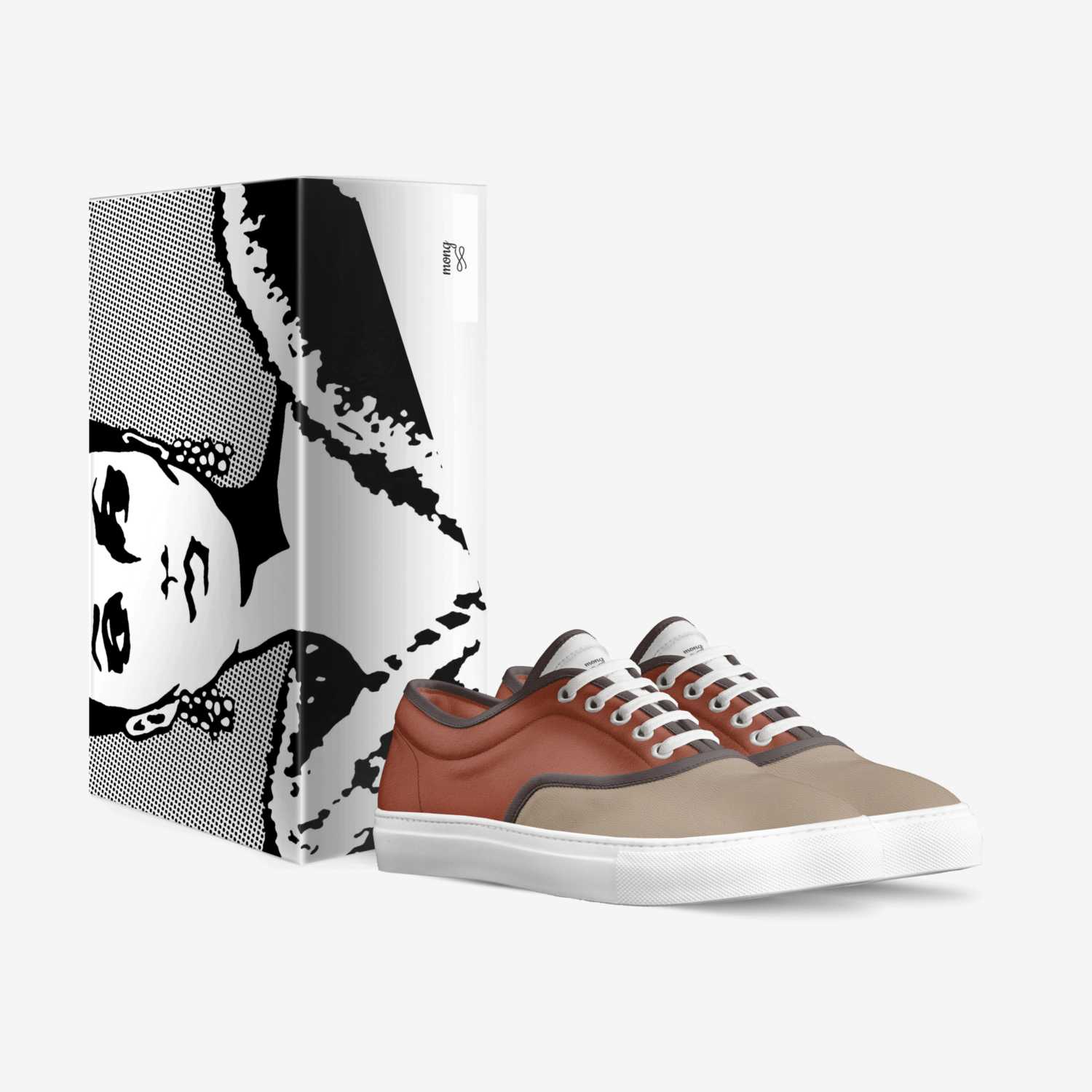 mong custom made in Italy shoes by Eman Noor | Box view
