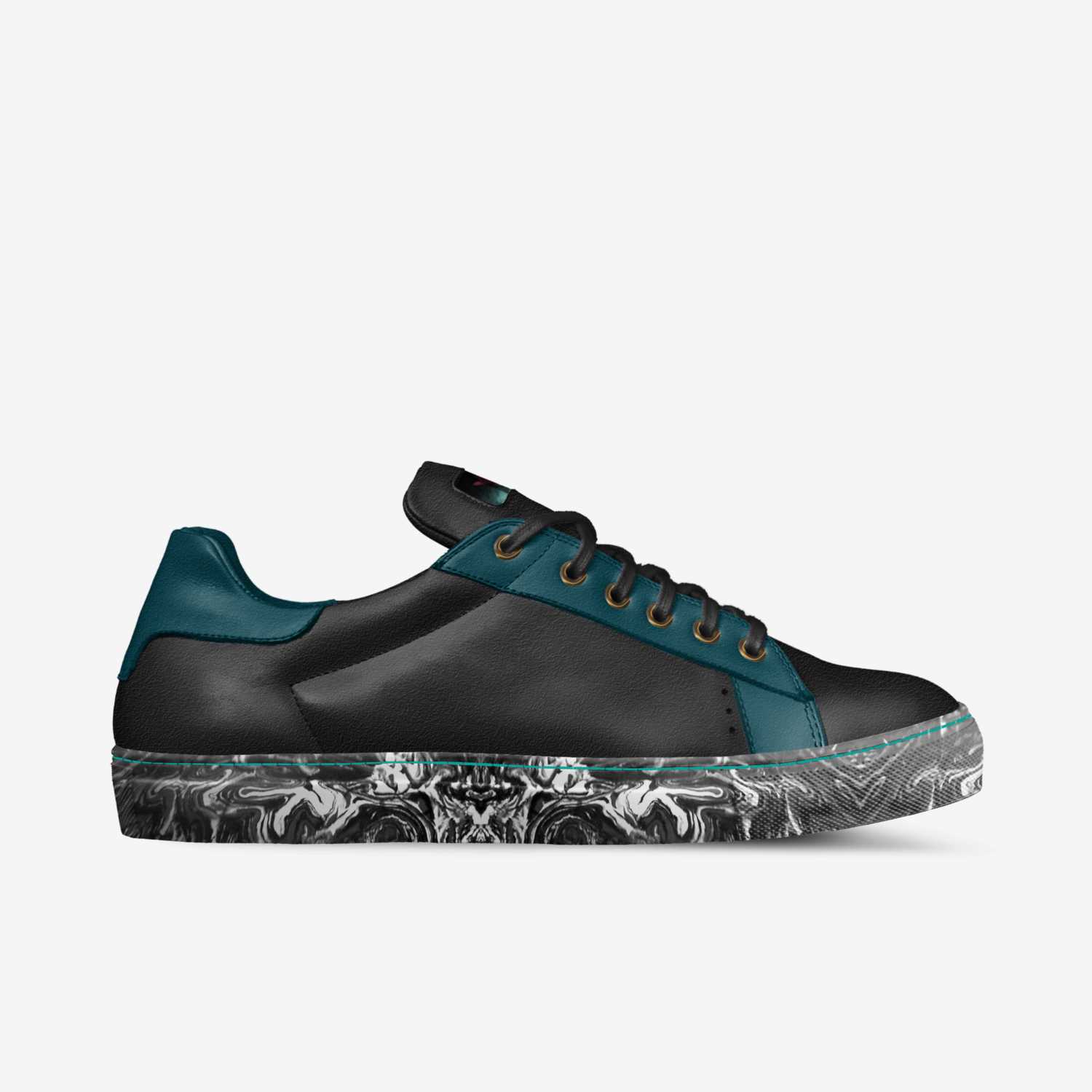 Axolotl custom made in Italy shoes by Vallik Rader | Side view