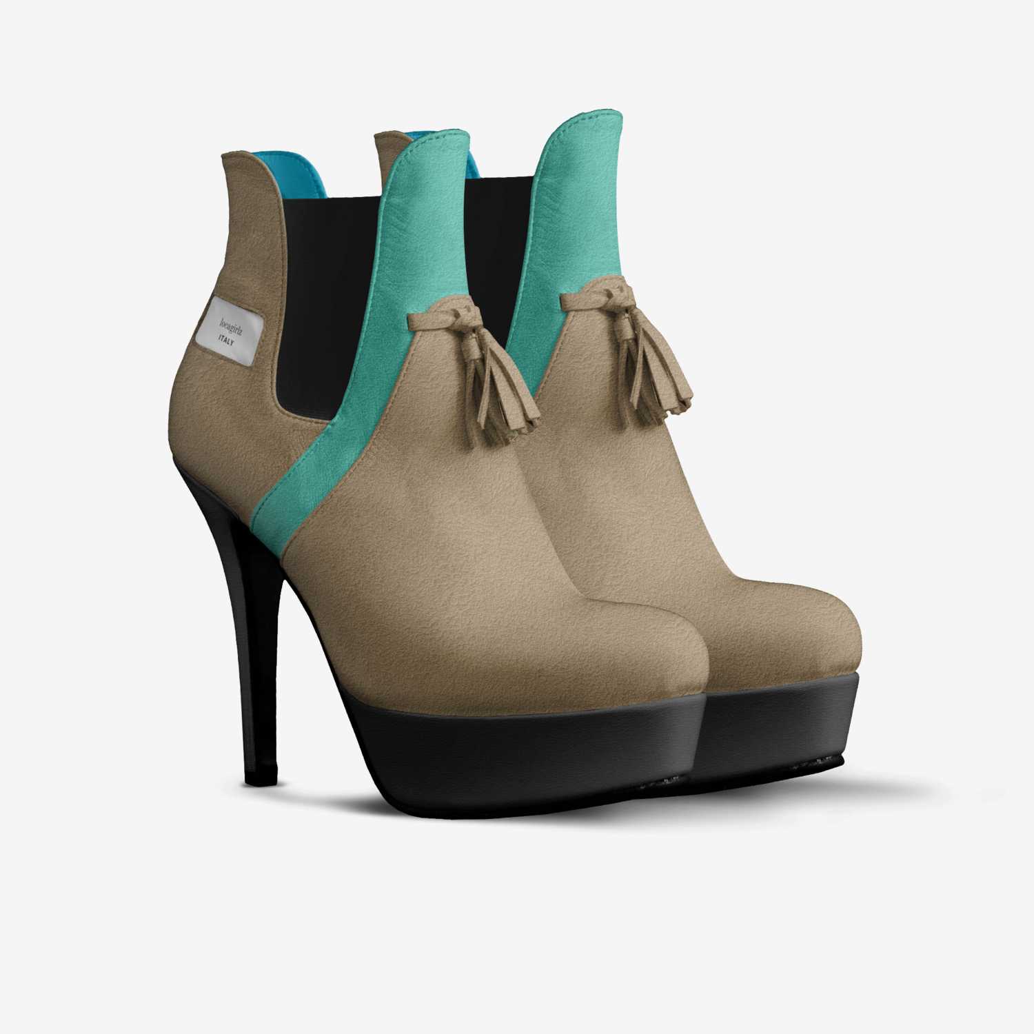 locagirlz custom made in Italy shoes by Jaden Hope Miner | Double view
