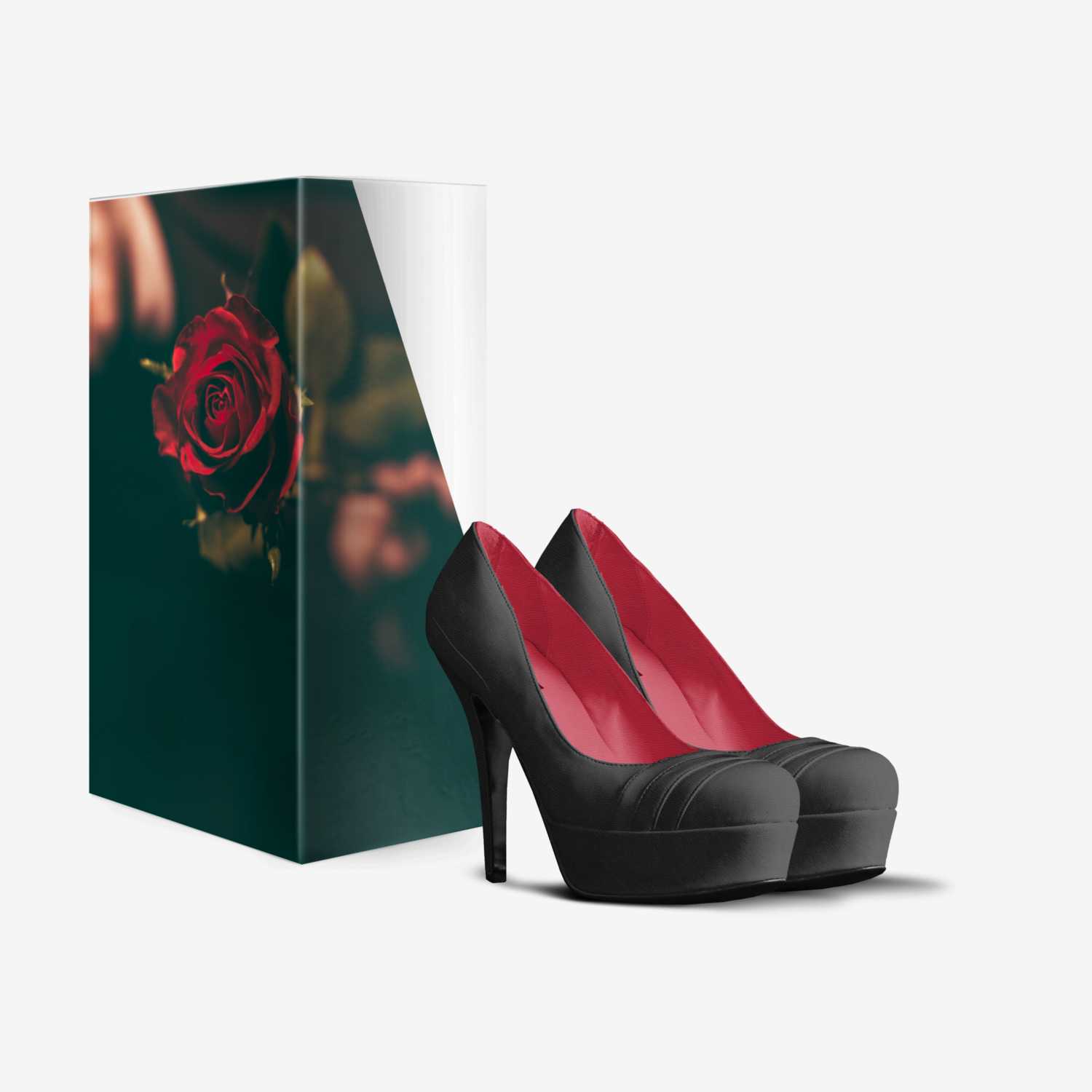 CDN Cinderella custom made in Italy shoes by Jarett Lopez | Box view