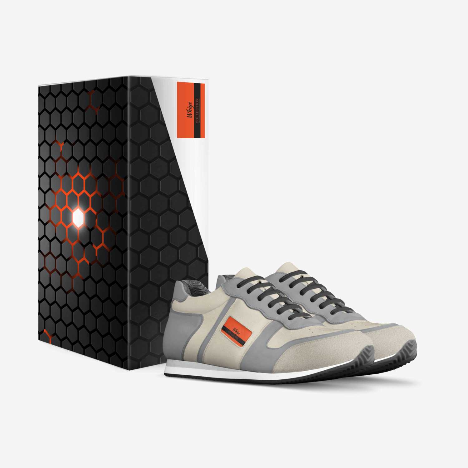 Whiye custom made in Italy shoes by Lachie Doyle | Box view