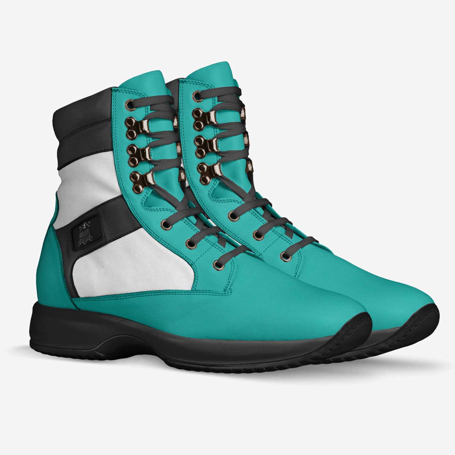 Axolotl  custom made in Italy shoes by Brianna Rader | Double view