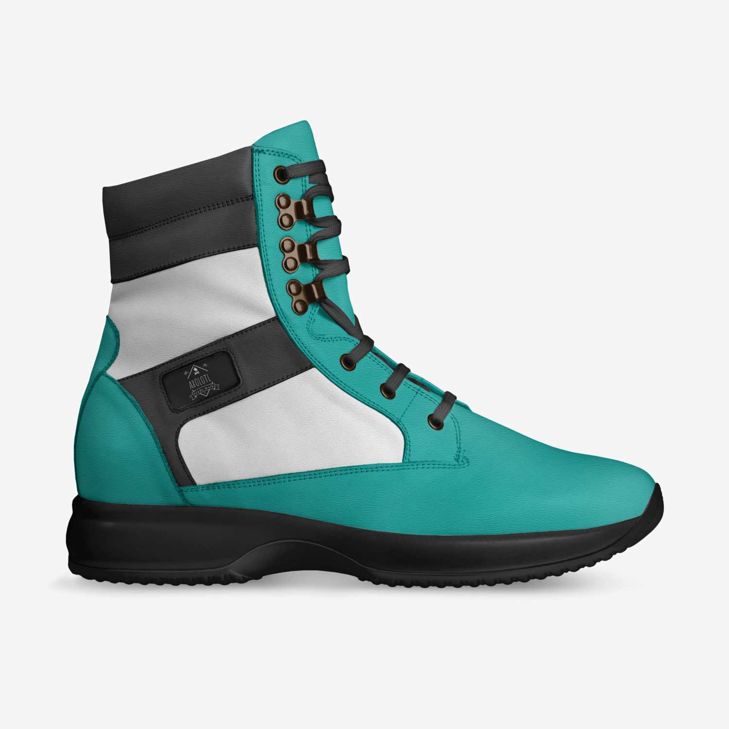 Axolotl  custom made in Italy shoes by Brianna Rader | Side view