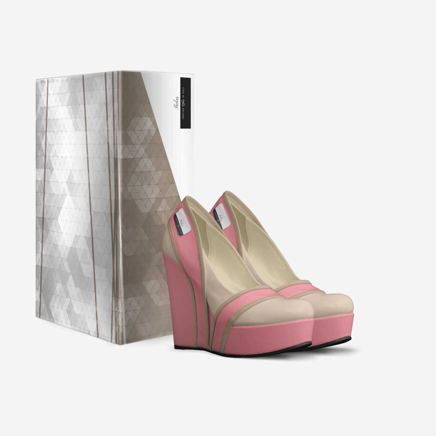 Tickes custom made in Italy shoes by Jayda Benson | Box view