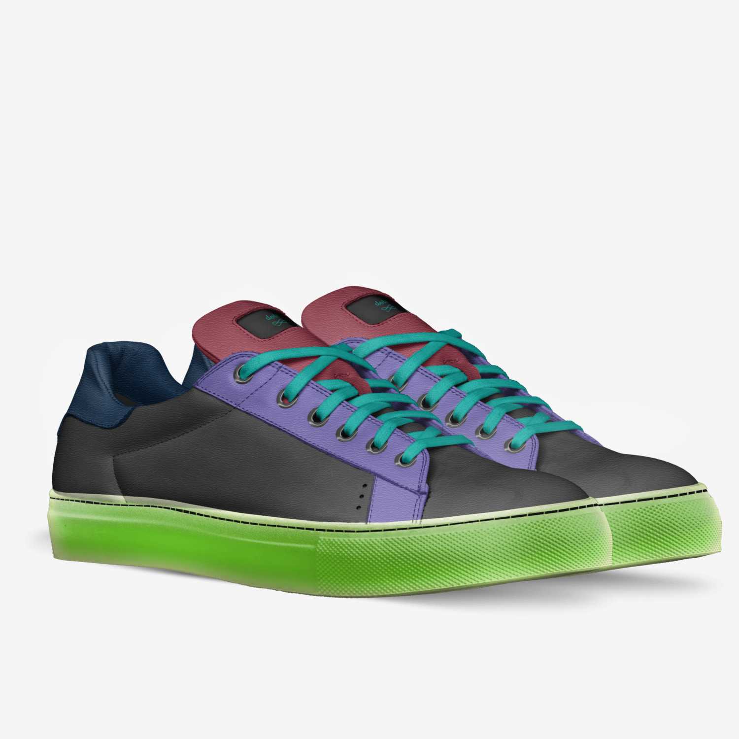 dots custom made in Italy shoes by Lexie Matteson | Double view