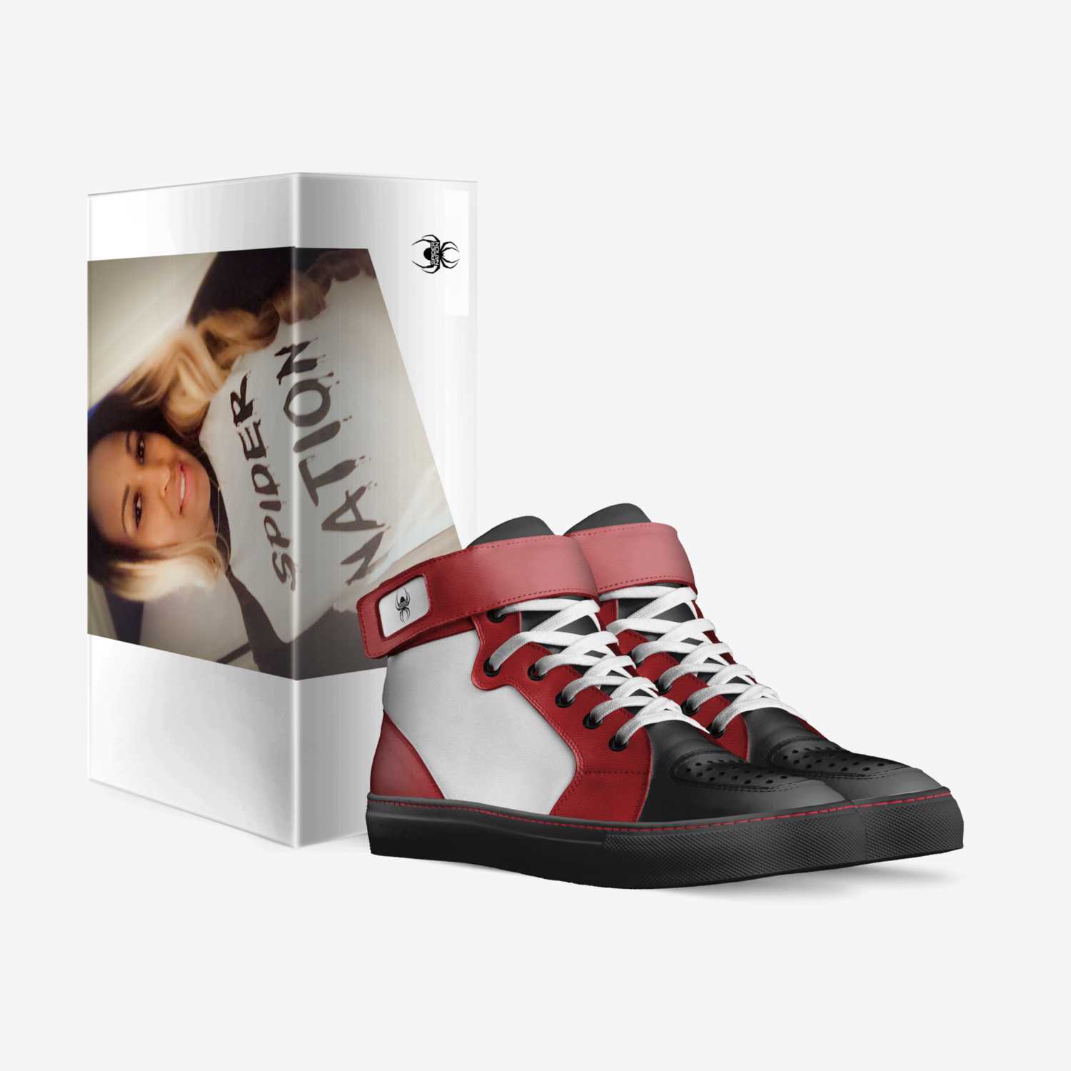 Spidernation  custom made in Italy shoes by Laketha | Box view