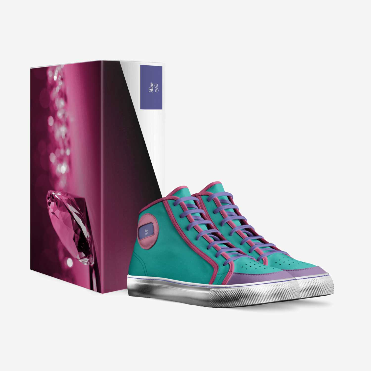 Mine custom made in Italy shoes by Jaeanna | Box view