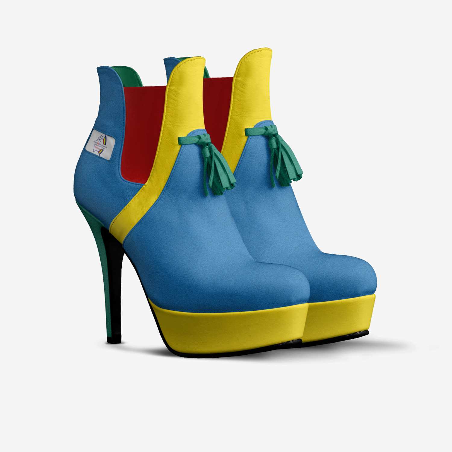npcd design 3 custom made in Italy shoes by Reygnna Fry | Double view