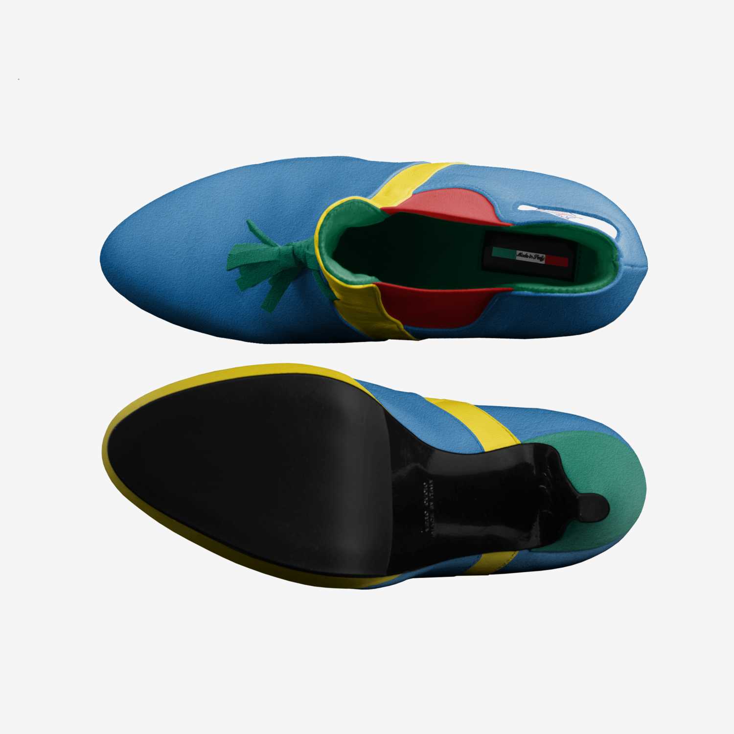npcd design 3 custom made in Italy shoes by Reygnna Fry | Top view