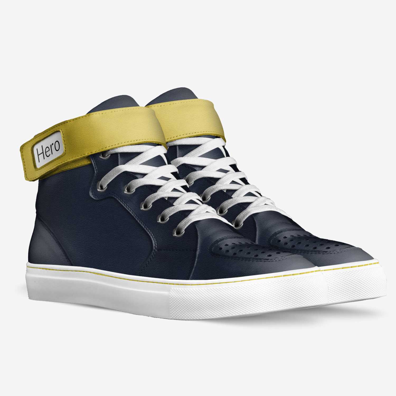 Hero's custom made in Italy shoes by Corbin Greene | Double view
