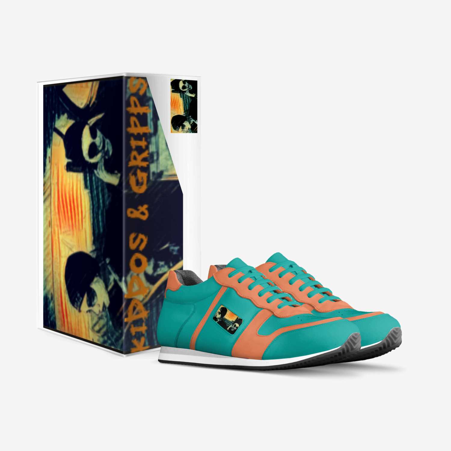 Sherb sunsets custom made in Italy shoes by Alvin Niter | Box view
