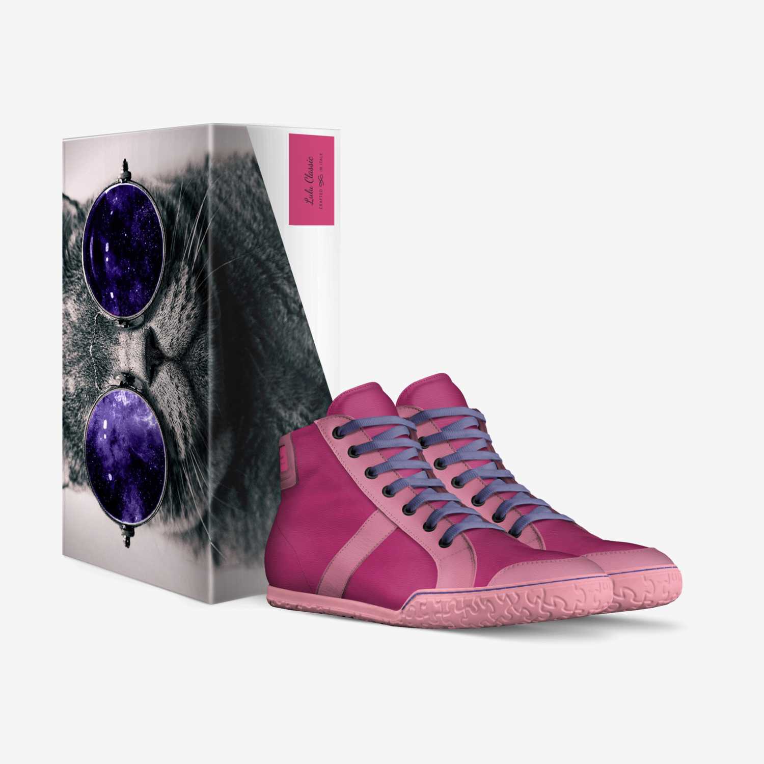 Lulu Classic custom made in Italy shoes by Rebekah Davis | Box view