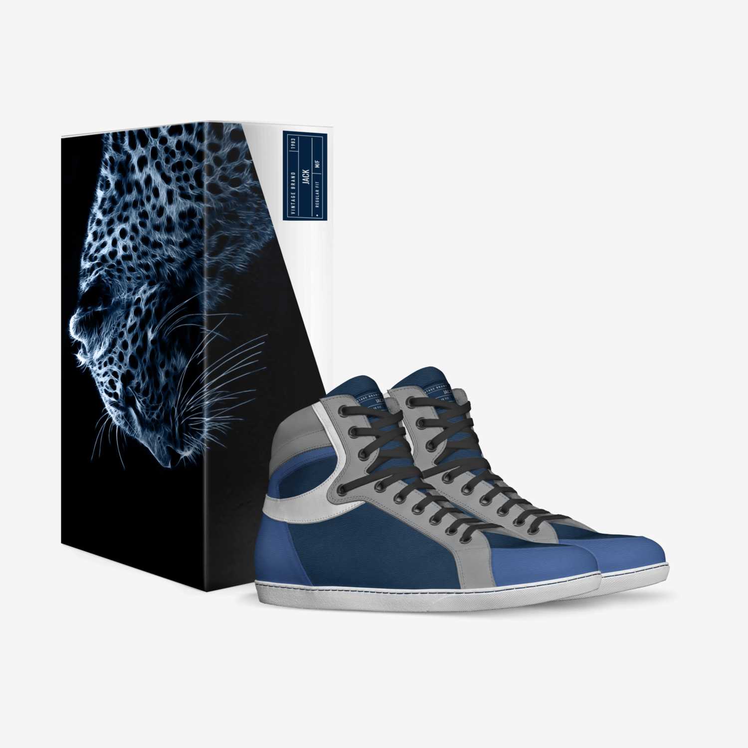 Jack custom made in Italy shoes by Rebekah Davis | Box view