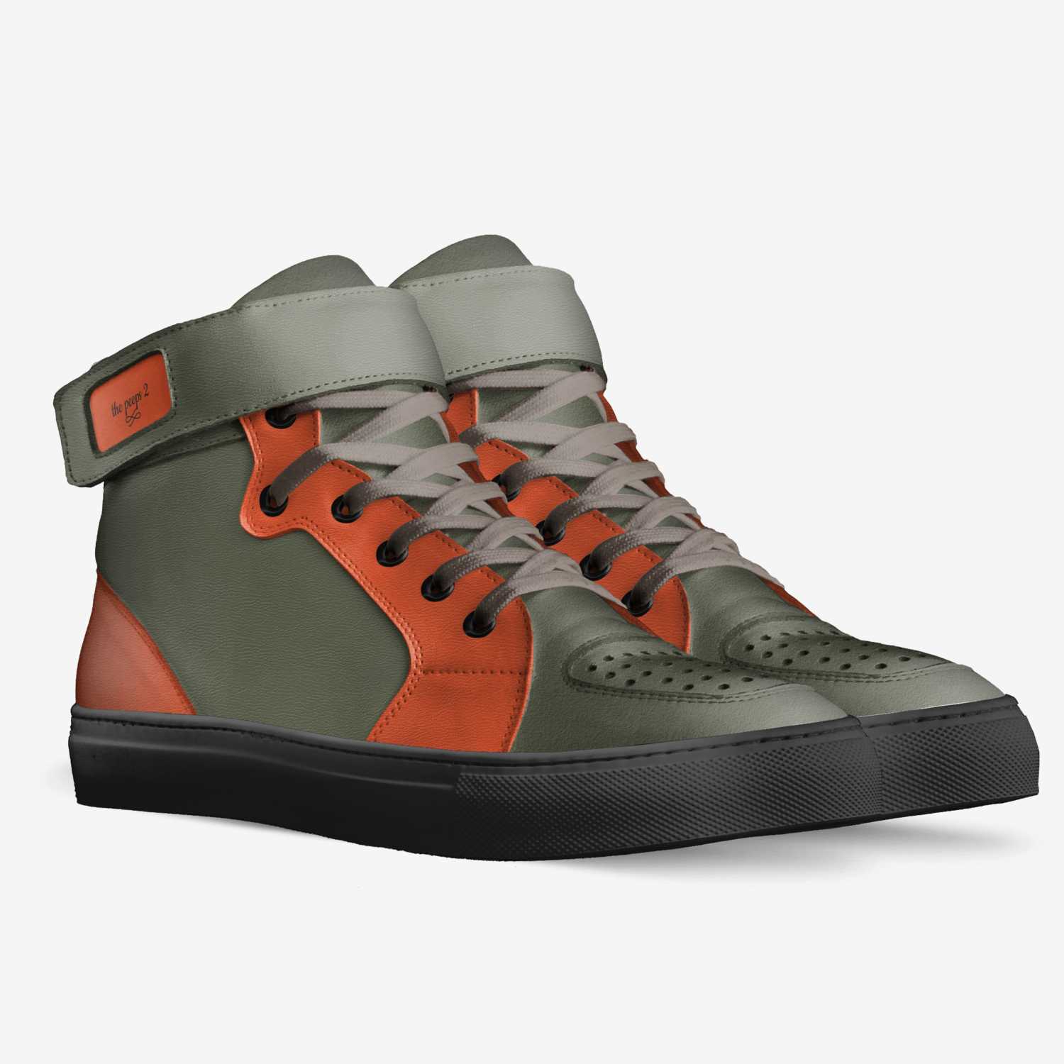 the peeps 2 custom made in Italy shoes by Trevor Miller | Double view